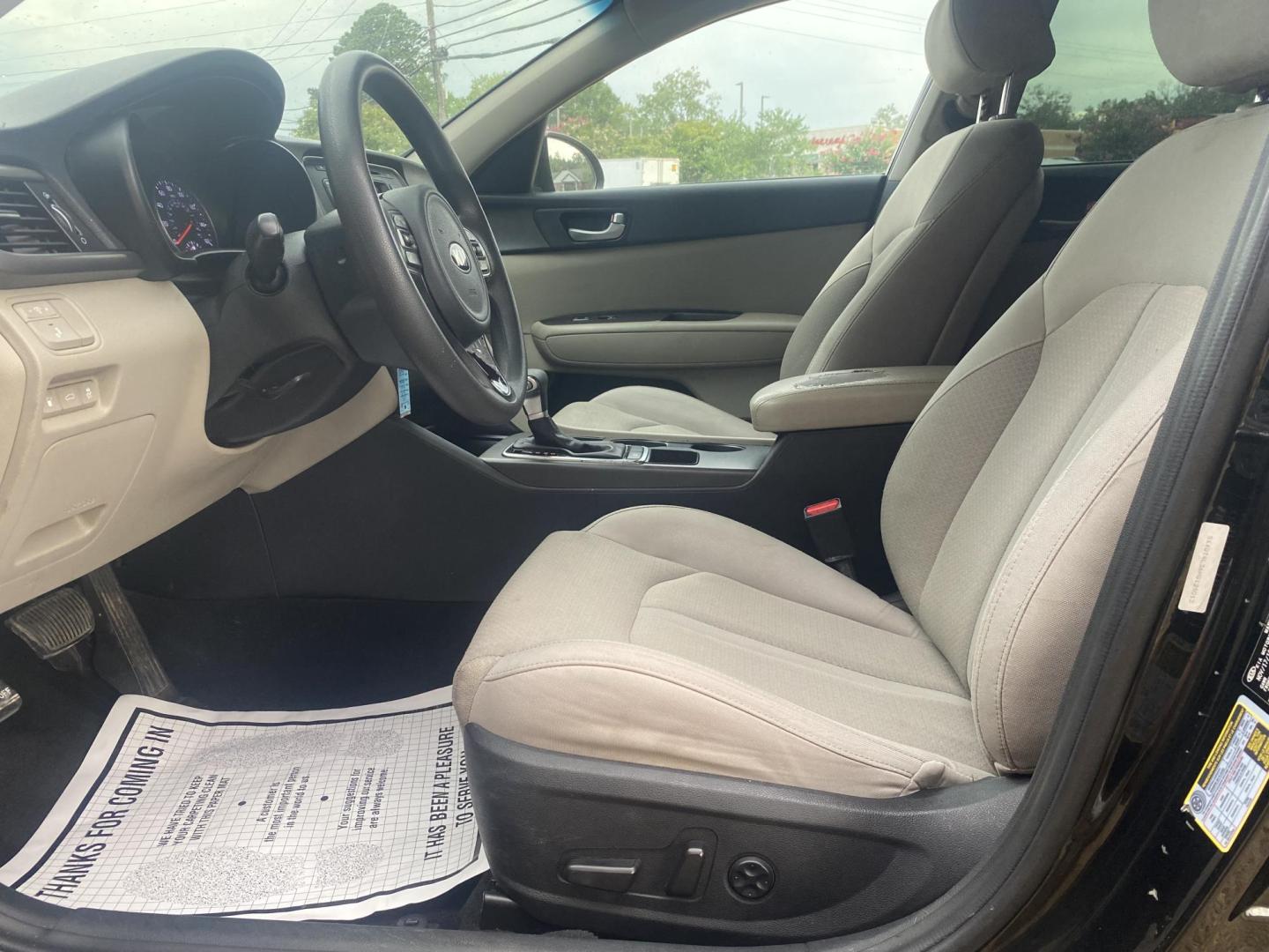 2017 BLACK KIA OPTIMA LX (5XXGT4L36HG) , located at 922 W. Beacon St., Philadelphia, MS, 39350, (601) 650-3675, 32.770447, -89.127151 - Photo#9