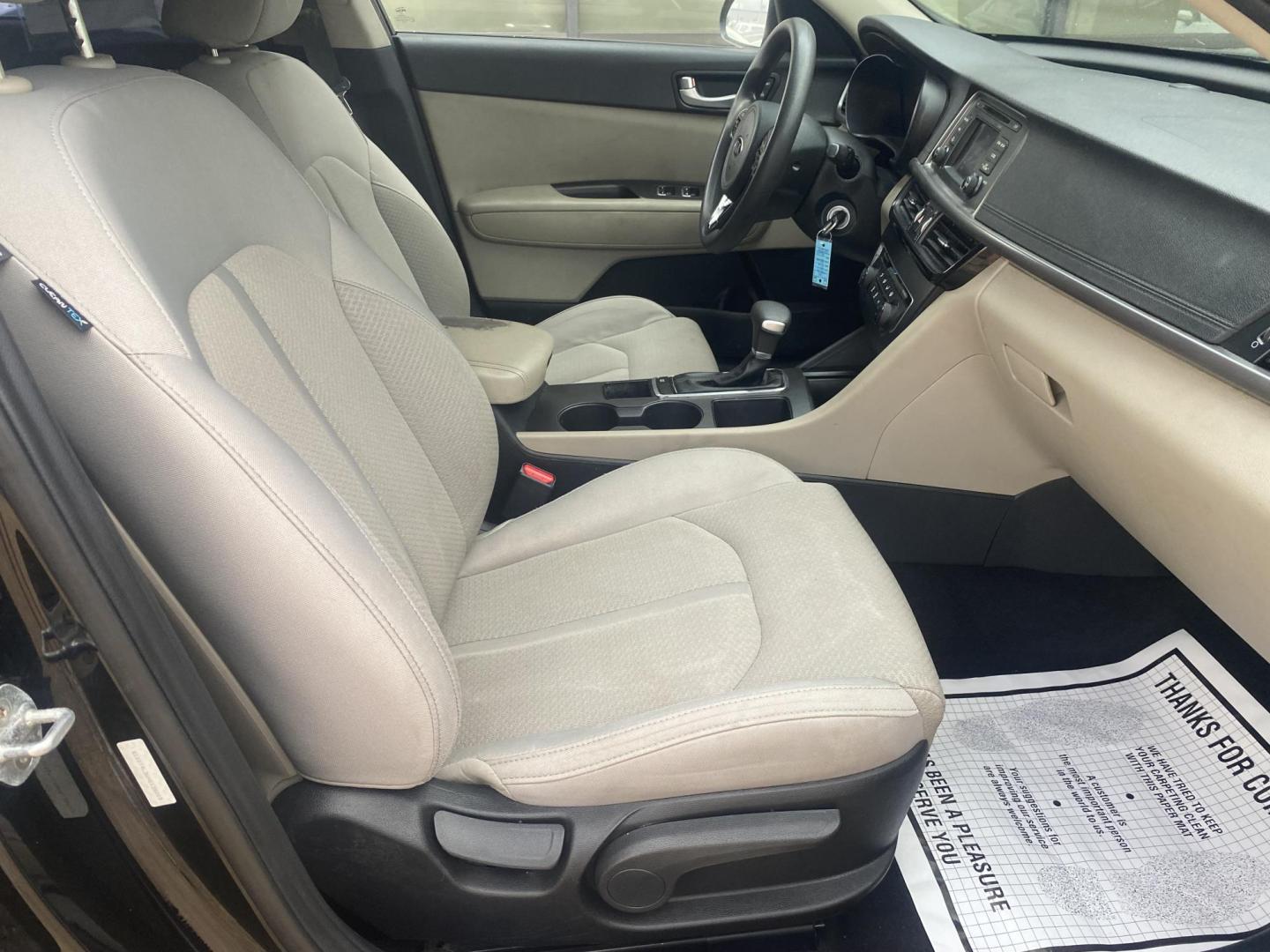 2017 BLACK KIA OPTIMA LX (5XXGT4L36HG) , located at 922 W. Beacon St., Philadelphia, MS, 39350, (601) 650-3675, 32.770447, -89.127151 - Photo#10