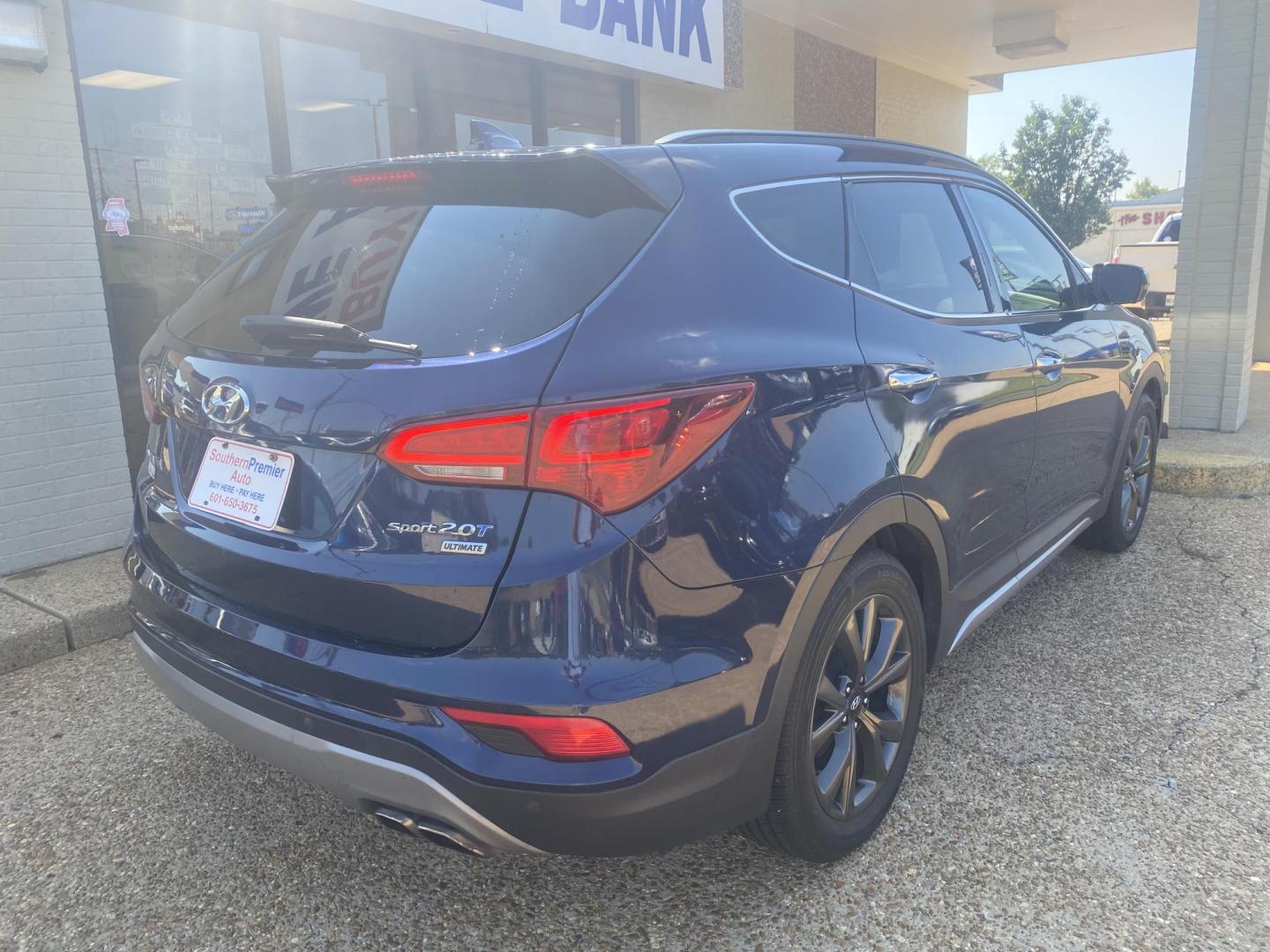 2017 BLUE HYUNDAI SANTA FE SPORT 2.0T (5XYZW4LA9HG) , located at 922 W. Beacon St., Philadelphia, MS, 39350, (601) 650-3675, 32.770447, -89.127151 - Photo#5