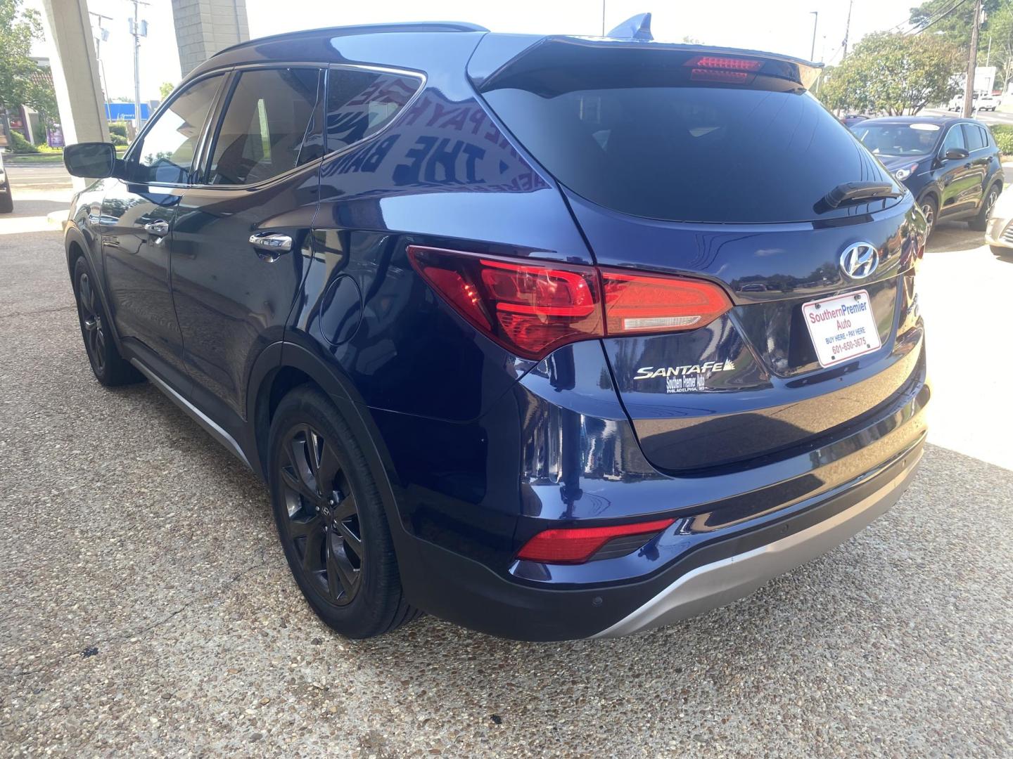 2017 BLUE HYUNDAI SANTA FE SPORT 2.0T (5XYZW4LA9HG) , located at 922 W. Beacon St., Philadelphia, MS, 39350, (601) 650-3675, 32.770447, -89.127151 - Photo#3