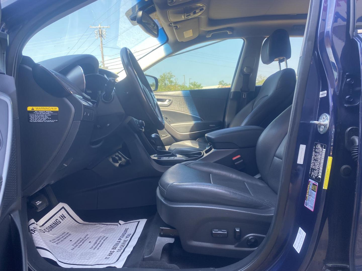 2017 BLUE HYUNDAI SANTA FE SPORT 2.0T (5XYZW4LA9HG) , located at 922 W. Beacon St., Philadelphia, MS, 39350, (601) 650-3675, 32.770447, -89.127151 - Photo#9