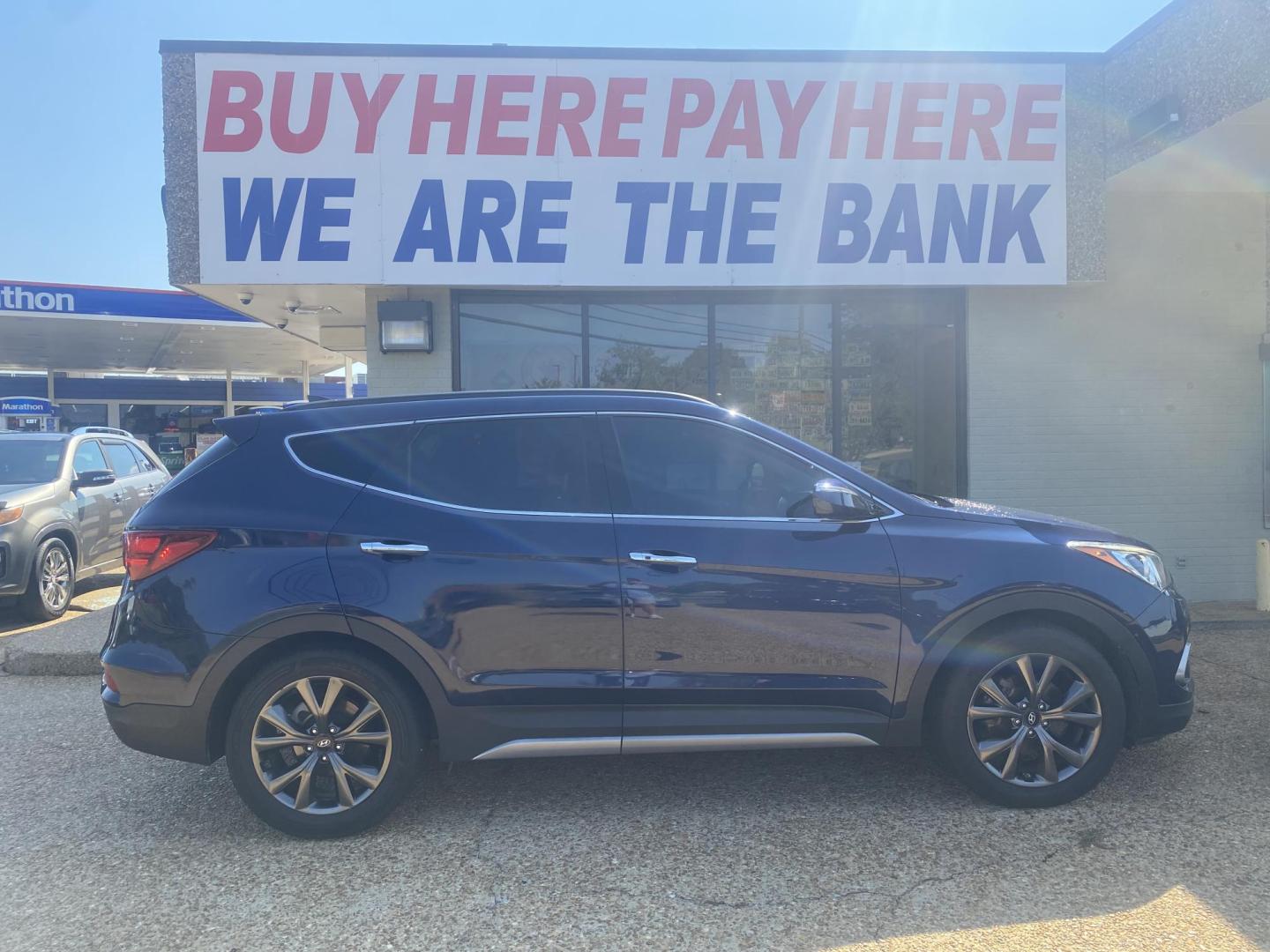 2017 BLUE HYUNDAI SANTA FE SPORT 2.0T (5XYZW4LA9HG) , located at 922 W. Beacon St., Philadelphia, MS, 39350, (601) 650-3675, 32.770447, -89.127151 - Photo#6