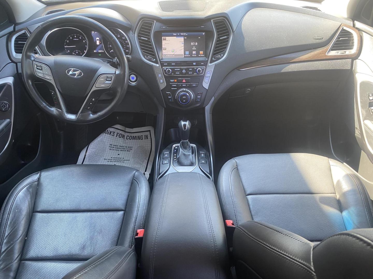 2017 BLUE HYUNDAI SANTA FE SPORT 2.0T (5XYZW4LA9HG) , located at 922 W. Beacon St., Philadelphia, MS, 39350, (601) 650-3675, 32.770447, -89.127151 - Photo#16