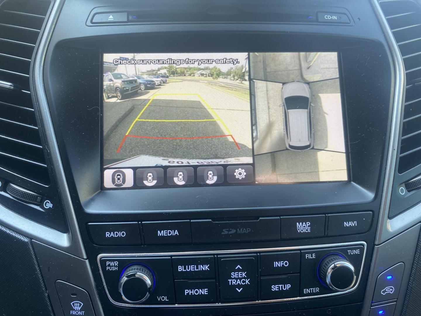 2017 BLUE HYUNDAI SANTA FE SPORT 2.0T (5XYZW4LA9HG) , located at 922 W. Beacon St., Philadelphia, MS, 39350, (601) 650-3675, 32.770447, -89.127151 - Photo#17