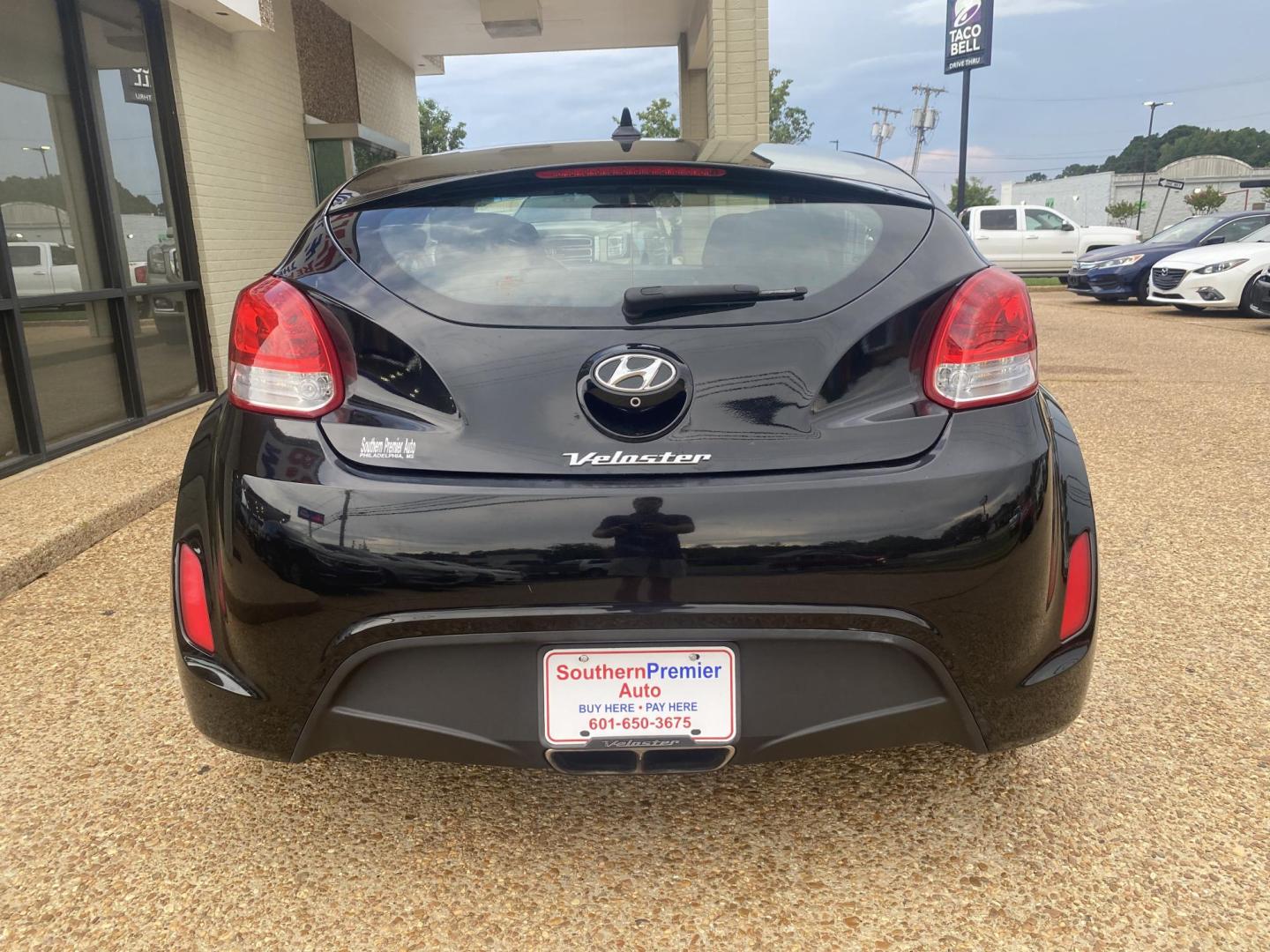 2016 BLACK HYUNDAI VELOSTER BASE (KMHTC6AD7GU) , located at 922 W. Beacon St., Philadelphia, MS, 39350, (601) 650-3675, 32.770447, -89.127151 - Photo#4