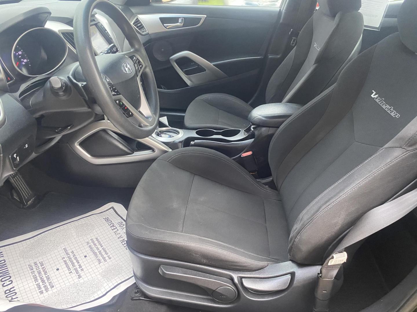 2016 BLACK HYUNDAI VELOSTER BASE (KMHTC6AD7GU) , located at 922 W. Beacon St., Philadelphia, MS, 39350, (601) 650-3675, 32.770447, -89.127151 - Photo#9