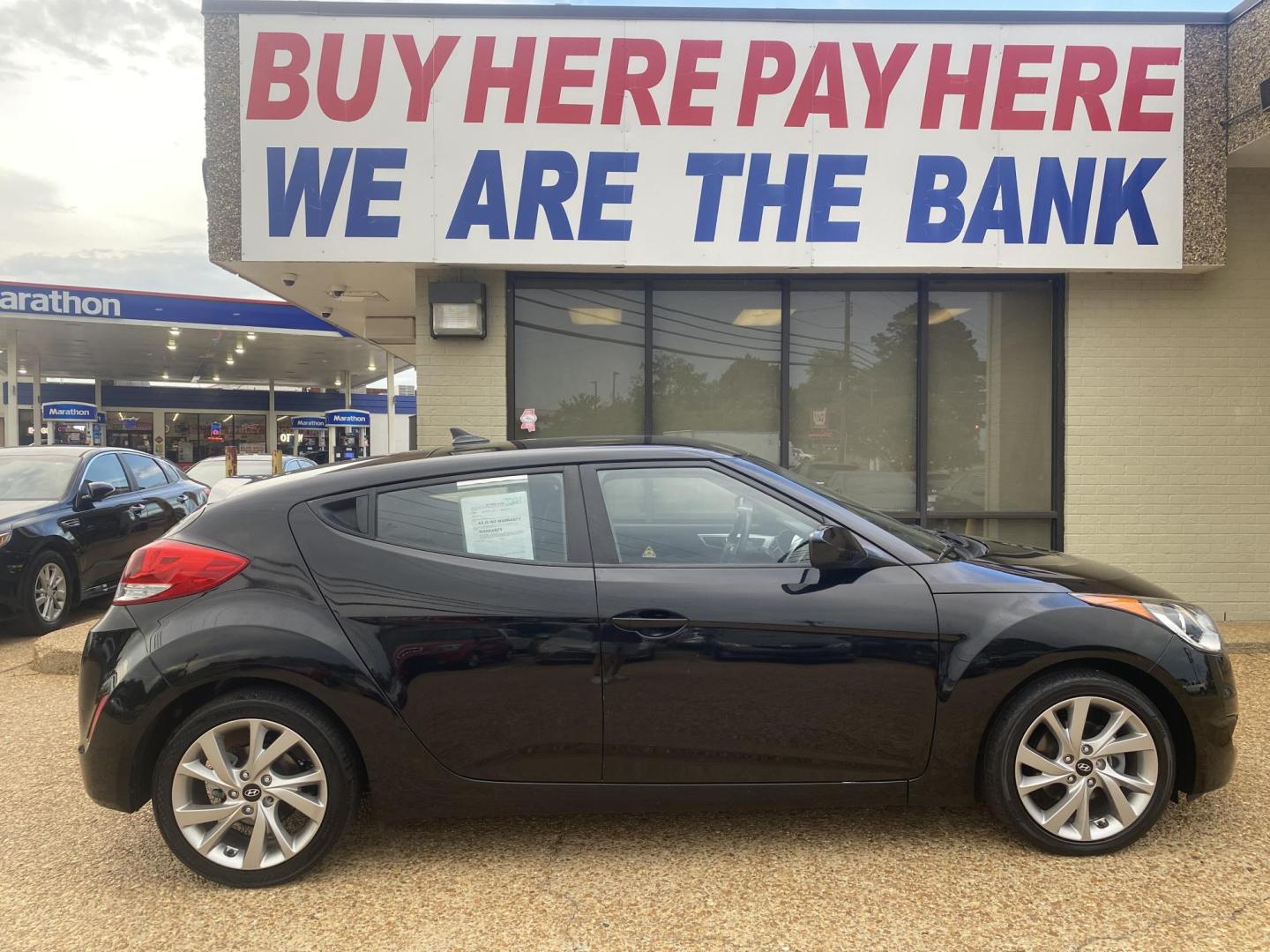 2016 BLACK HYUNDAI VELOSTER BASE (KMHTC6AD7GU) , located at 922 W. Beacon St., Philadelphia, MS, 39350, (601) 650-3675, 32.770447, -89.127151 - Photo#6