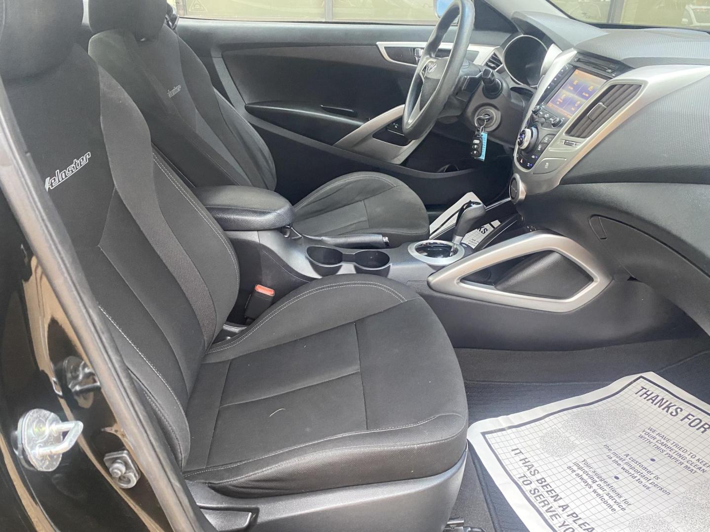 2016 BLACK HYUNDAI VELOSTER BASE (KMHTC6AD7GU) , located at 922 W. Beacon St., Philadelphia, MS, 39350, (601) 650-3675, 32.770447, -89.127151 - Photo#10