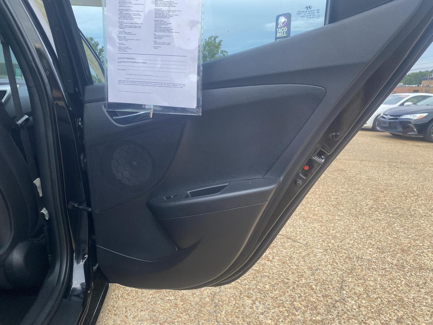 2016 BLACK HYUNDAI VELOSTER BASE (KMHTC6AD7GU) , located at 922 W. Beacon St., Philadelphia, MS, 39350, (601) 650-3675, 32.770447, -89.127151 - Photo#13