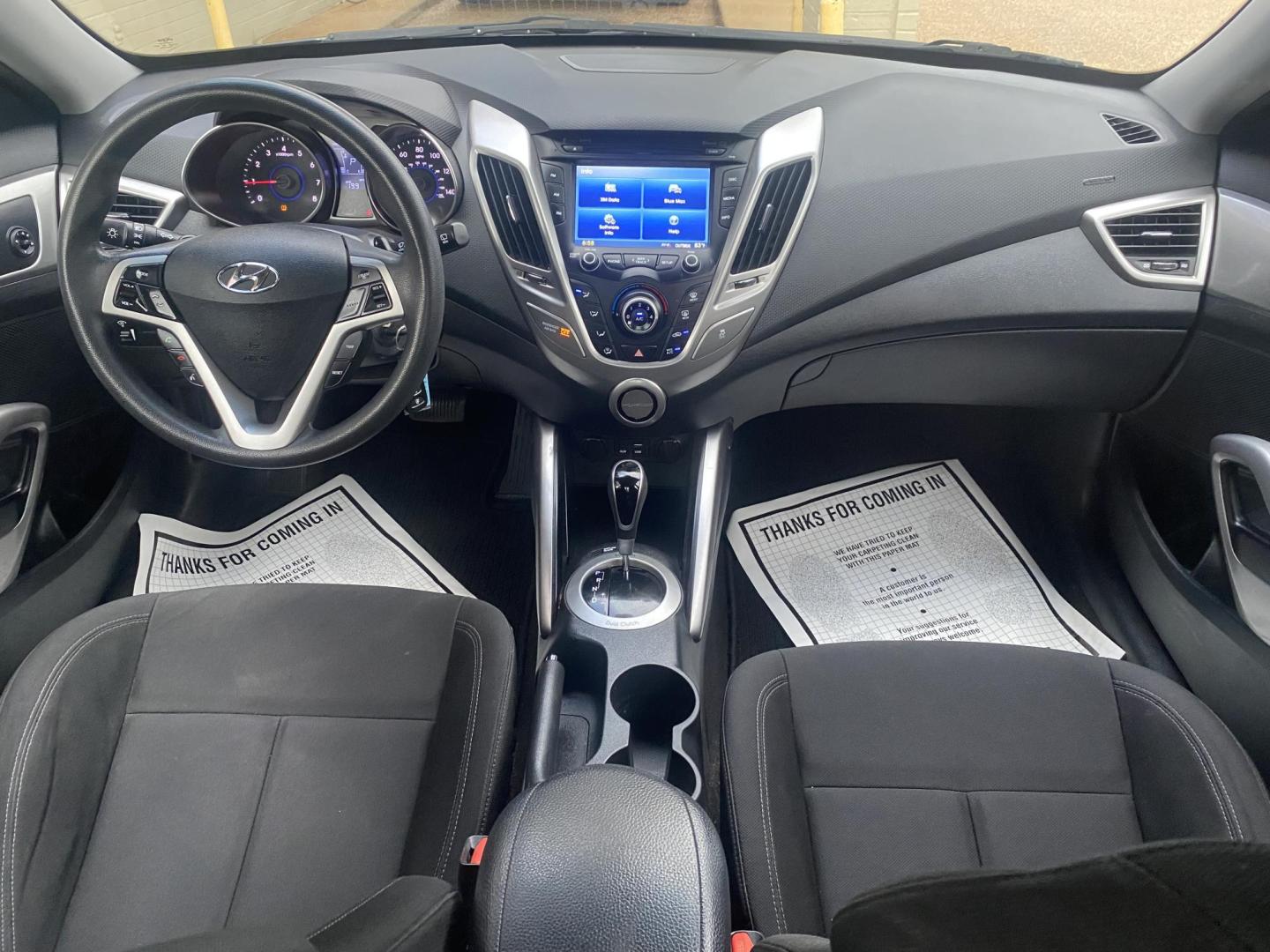 2016 BLACK HYUNDAI VELOSTER BASE (KMHTC6AD7GU) , located at 922 W. Beacon St., Philadelphia, MS, 39350, (601) 650-3675, 32.770447, -89.127151 - Photo#14