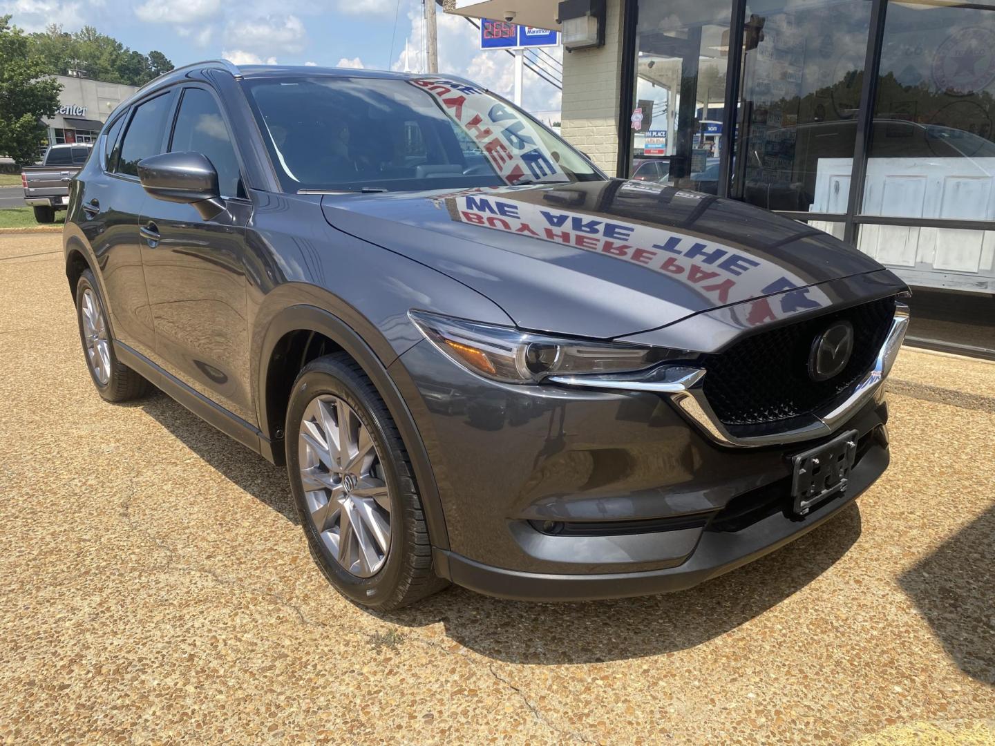 2019 GRAY MAZDA CX-5 GRAND TOURING (JM3KFADM7K1) , located at 922 W. Beacon St., Philadelphia, MS, 39350, (601) 650-3675, 32.770447, -89.127151 - Photo#0