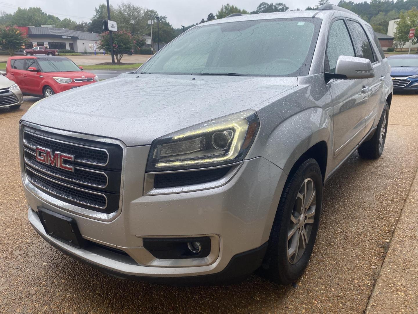 2016 SILVER GMC ACADIA SLT1 (1GKKRRKD7GJ) , located at 922 W. Beacon St., Philadelphia, MS, 39350, (601) 650-3675, 32.770447, -89.127151 - Photo#2
