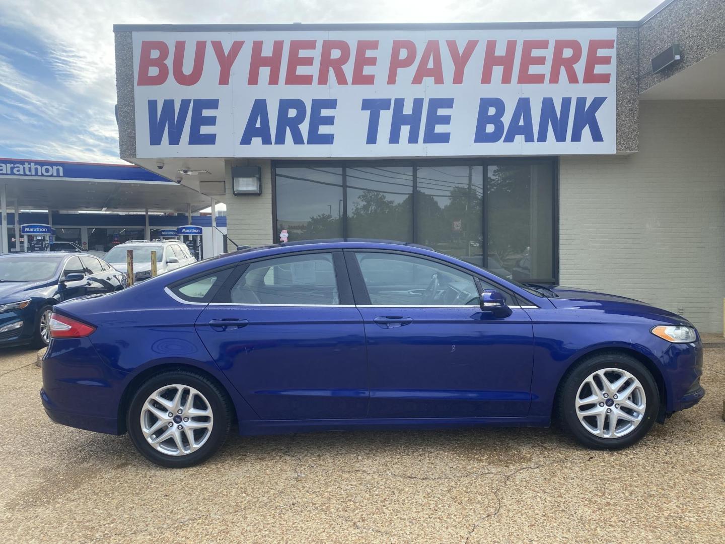 2014 BLUE FORD FUSION SE (1FA6P0H79E5) , located at 922 W. Beacon St., Philadelphia, MS, 39350, (601) 650-3675, 32.770447, -89.127151 - Photo#6