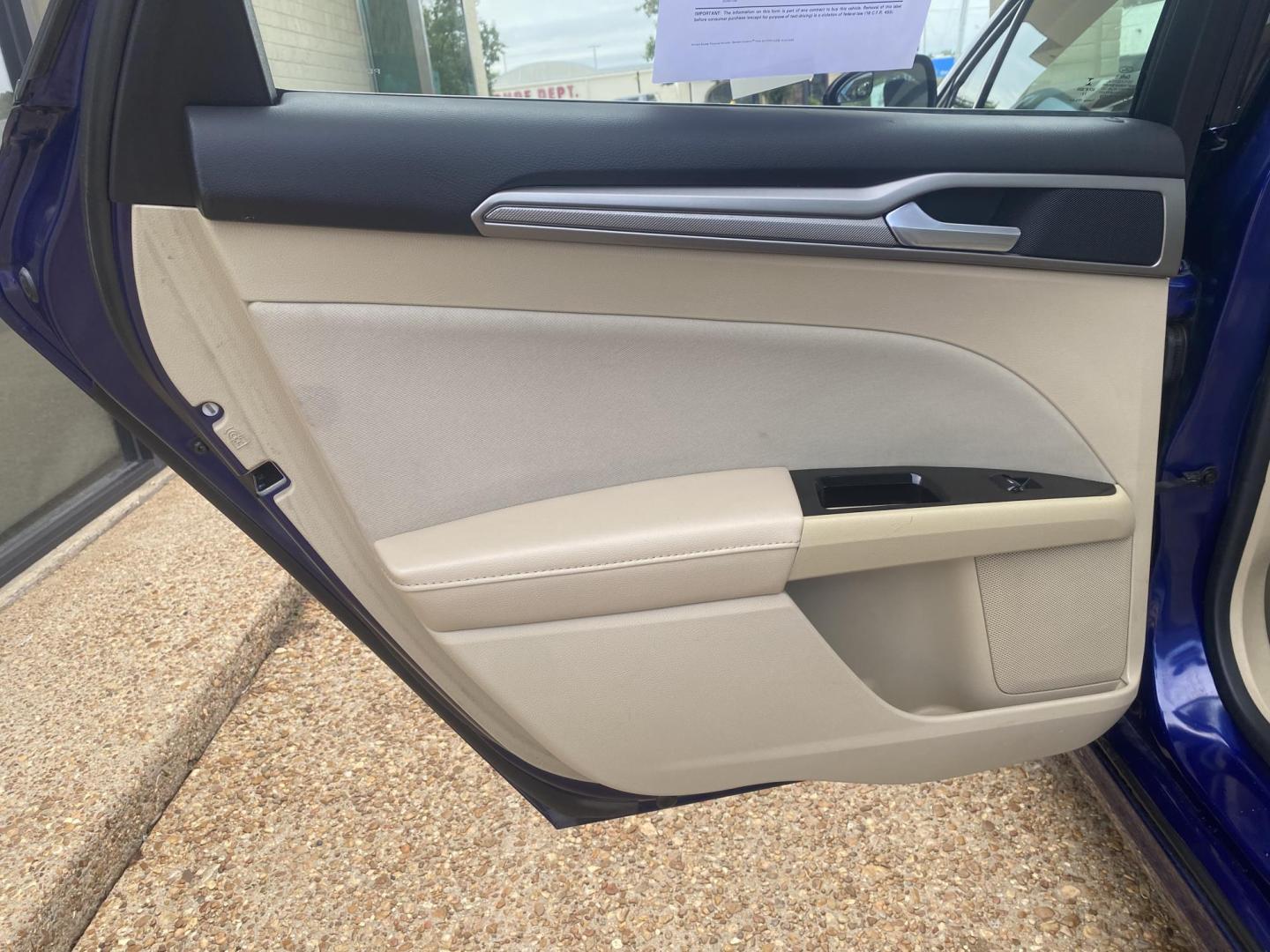 2014 BLUE FORD FUSION SE (1FA6P0H79E5) , located at 922 W. Beacon St., Philadelphia, MS, 39350, (601) 650-3675, 32.770447, -89.127151 - Photo#12