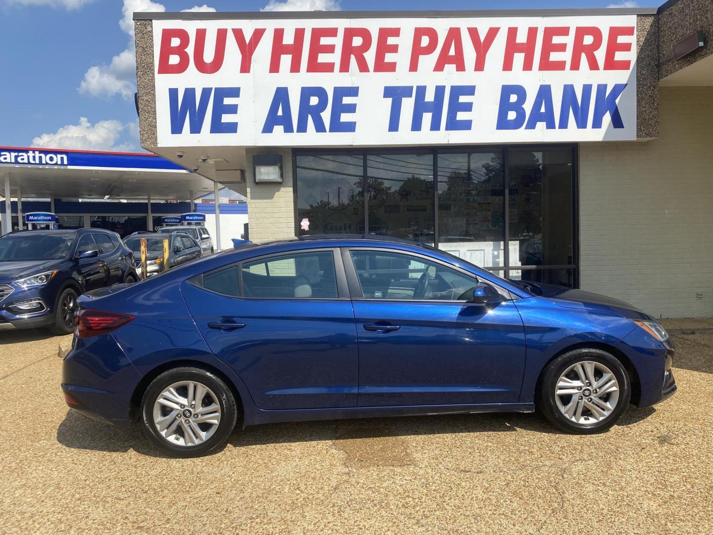 2020 BLUE HYUNDAI ELANTRA LIMITED; SEL (5NPD84LF0LH) , located at 922 W. Beacon St., Philadelphia, MS, 39350, (601) 650-3675, 32.770447, -89.127151 - Photo#6