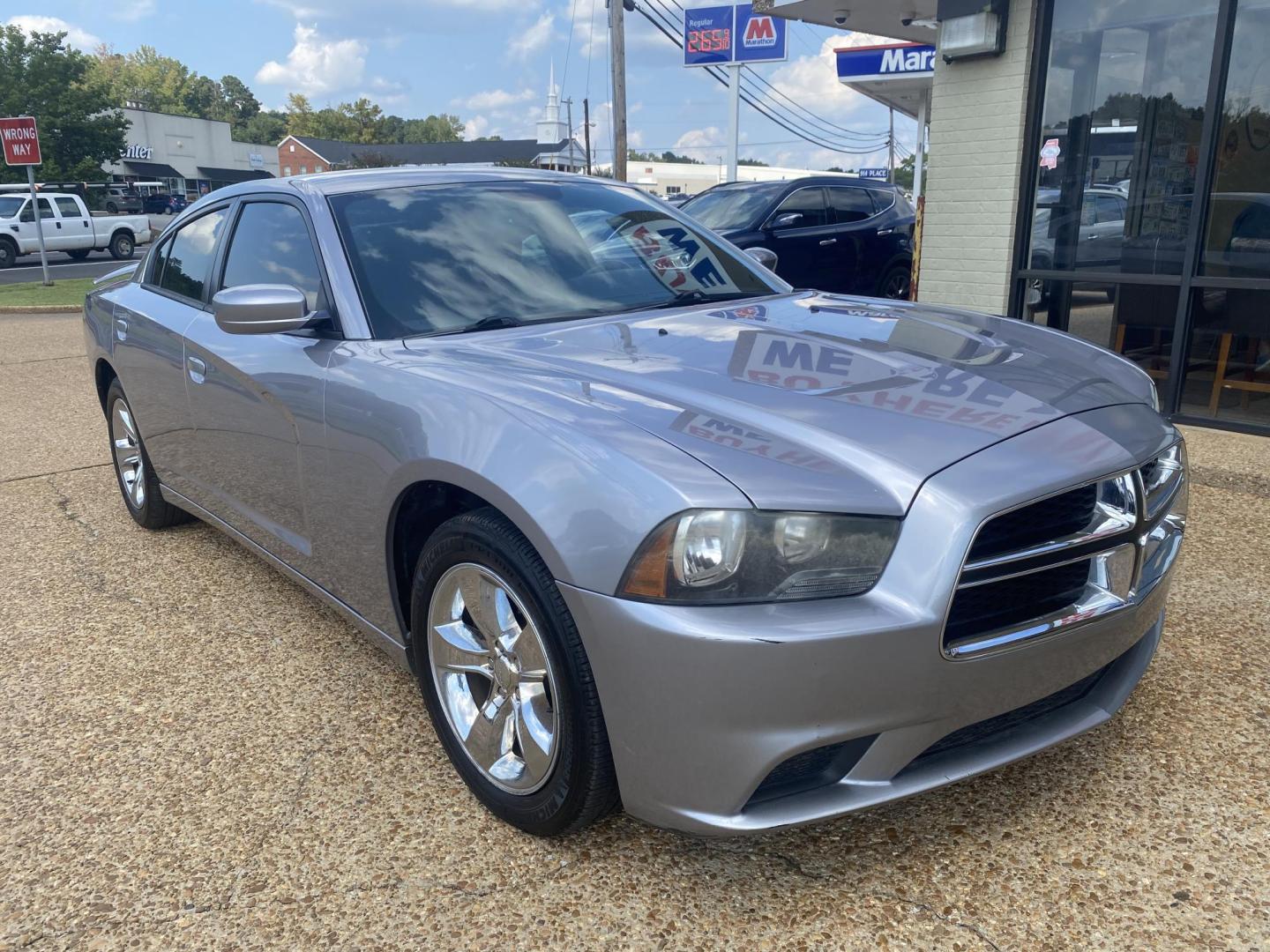 2014 SILVER DODGE CHARGER SE (2C3CDXBG1EH) , located at 922 W. Beacon St., Philadelphia, MS, 39350, (601) 650-3675, 32.770447, -89.127151 - Photo#0