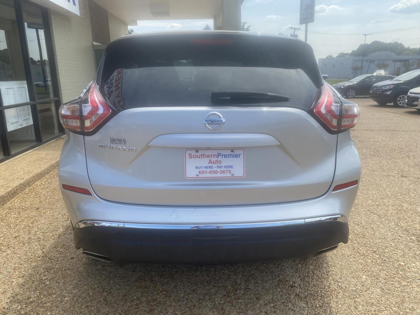 2016 SILVER NISSAN MURANO S (5N1AZ2MG9GN) , located at 922 W. Beacon St., Philadelphia, MS, 39350, (601) 650-3675, 32.770447, -89.127151 - Photo#4