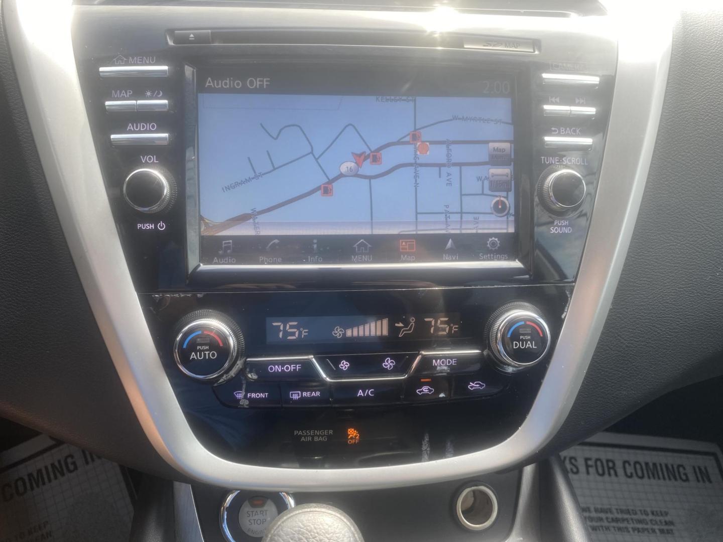 2016 SILVER NISSAN MURANO S (5N1AZ2MG9GN) , located at 922 W. Beacon St., Philadelphia, MS, 39350, (601) 650-3675, 32.770447, -89.127151 - Photo#17