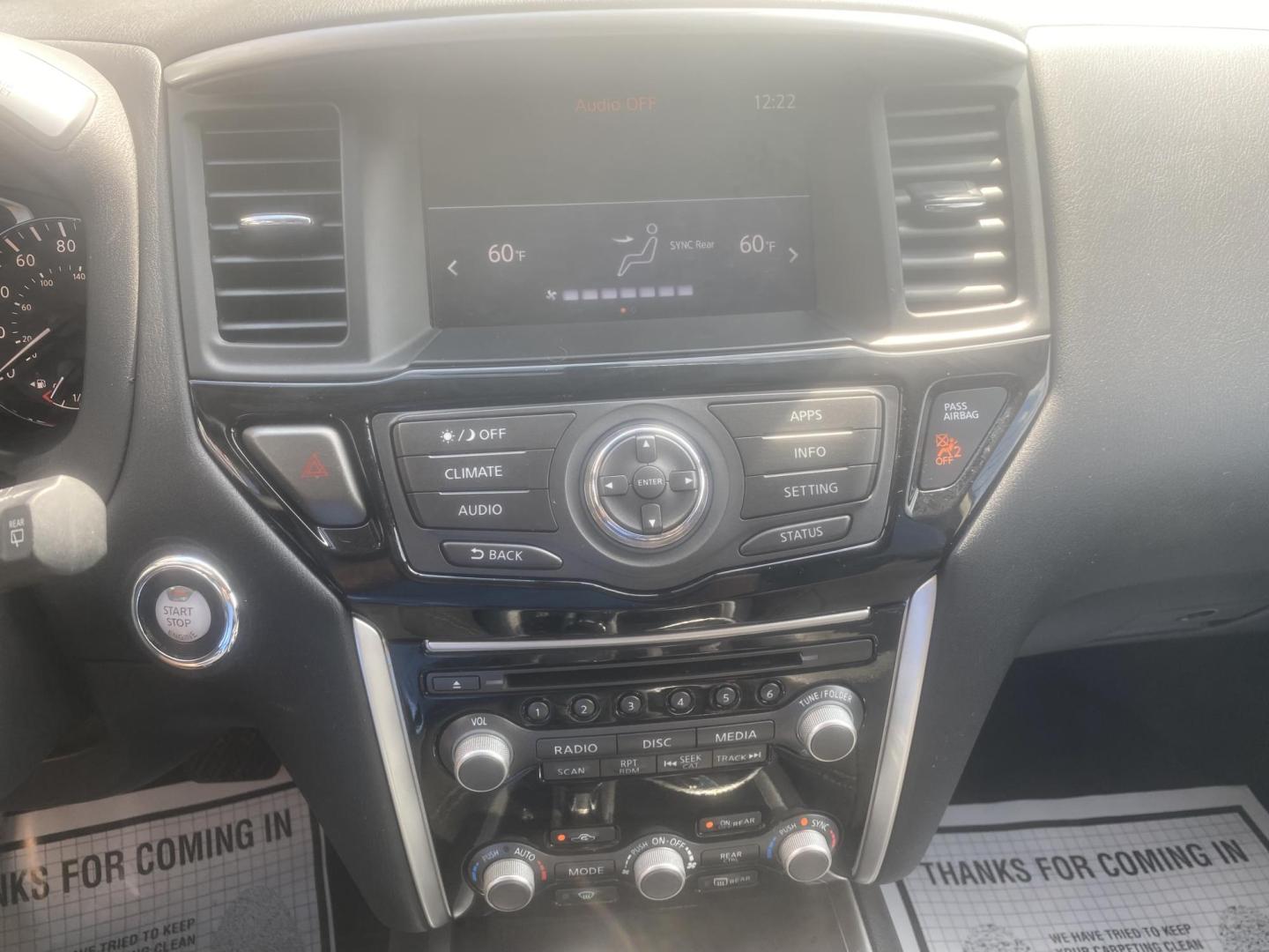 2019 BLACK NISSAN PATHFINDER SV (5N1DR2MMXKC) , located at 922 W. Beacon St., Philadelphia, MS, 39350, (601) 650-3675, 32.770447, -89.127151 - Photo#17