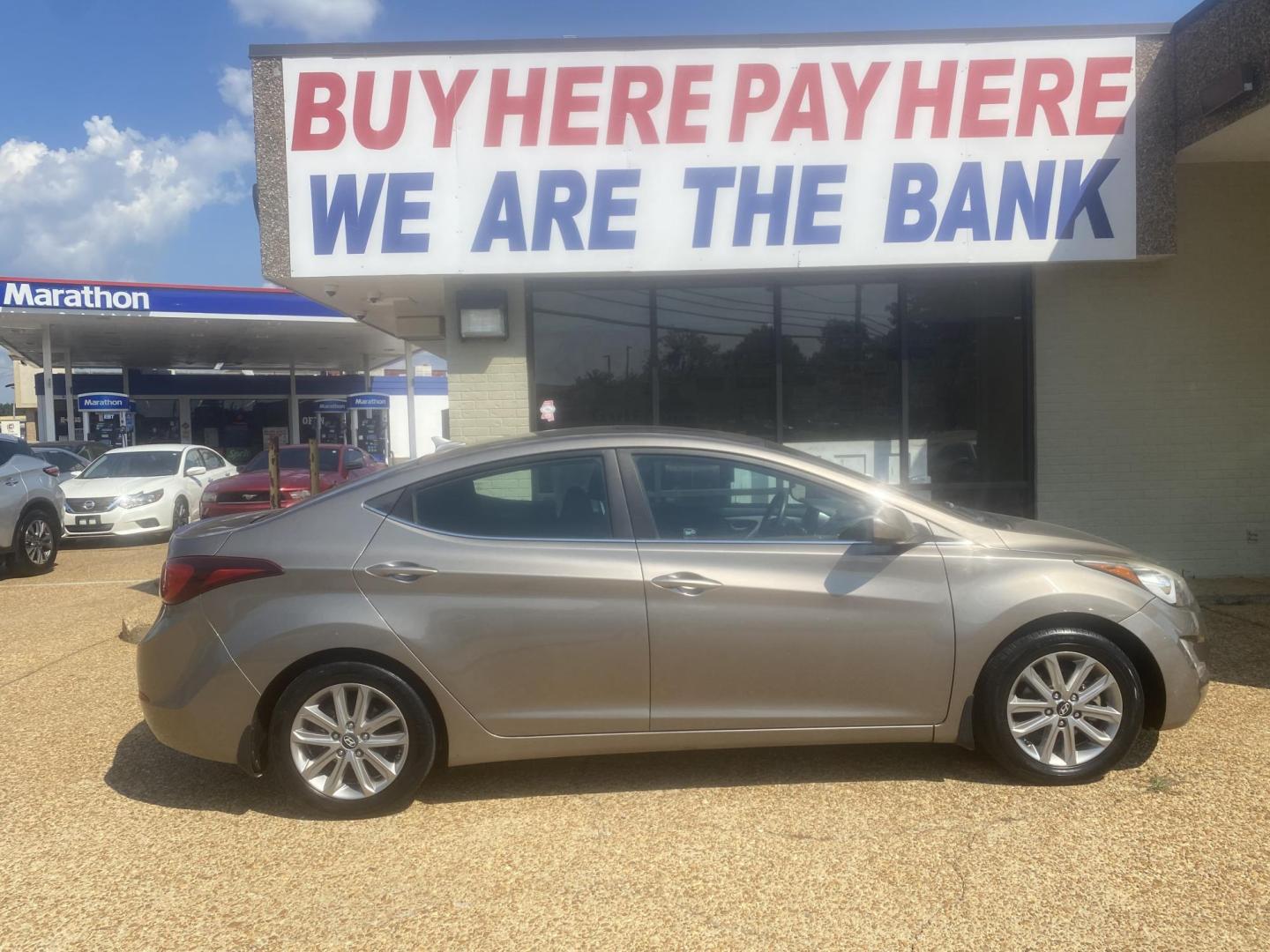 2015 TAN HYUNDAI ELANTRA SE (5NPDH4AE0FH) , located at 922 W. Beacon St., Philadelphia, MS, 39350, (601) 650-3675, 32.770447, -89.127151 - Photo#6