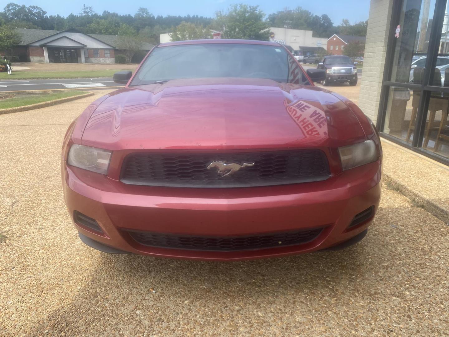 2010 RED FORD MUSTANG BASE (1ZVBP8AN4A5) , located at 922 W. Beacon St., Philadelphia, MS, 39350, (601) 650-3675, 32.770447, -89.127151 - Photo#1