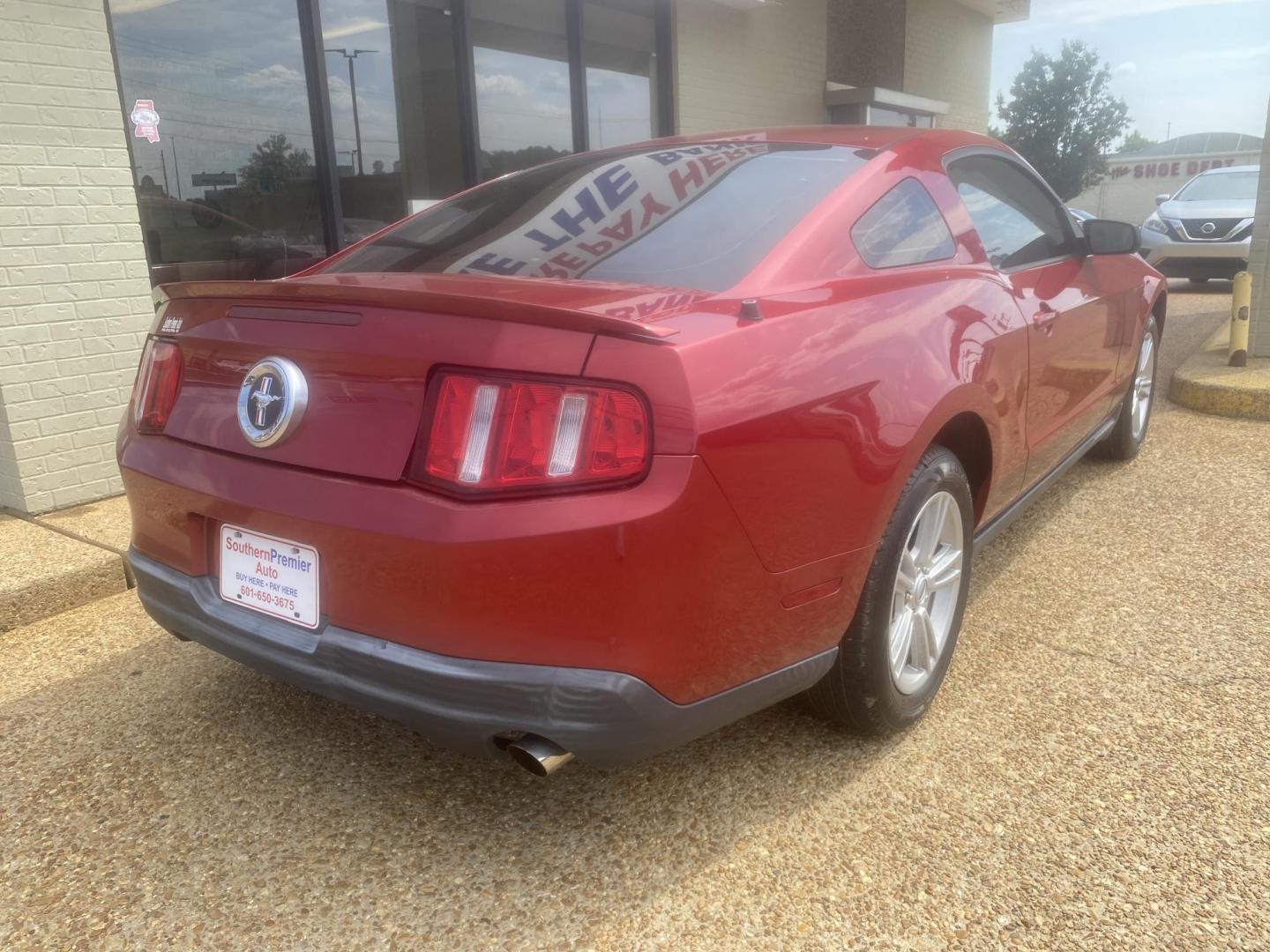 2010 RED FORD MUSTANG BASE (1ZVBP8AN4A5) , located at 922 W. Beacon St., Philadelphia, MS, 39350, (601) 650-3675, 32.770447, -89.127151 - Photo#5
