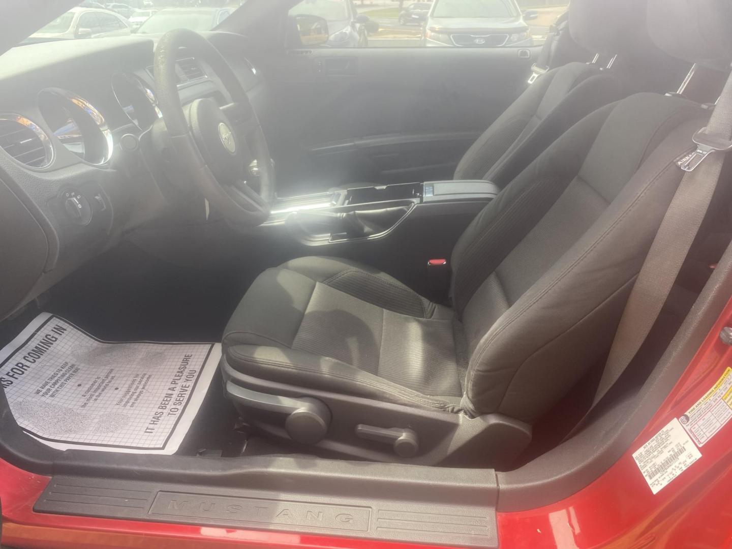 2010 RED FORD MUSTANG BASE (1ZVBP8AN4A5) , located at 922 W. Beacon St., Philadelphia, MS, 39350, (601) 650-3675, 32.770447, -89.127151 - Photo#9