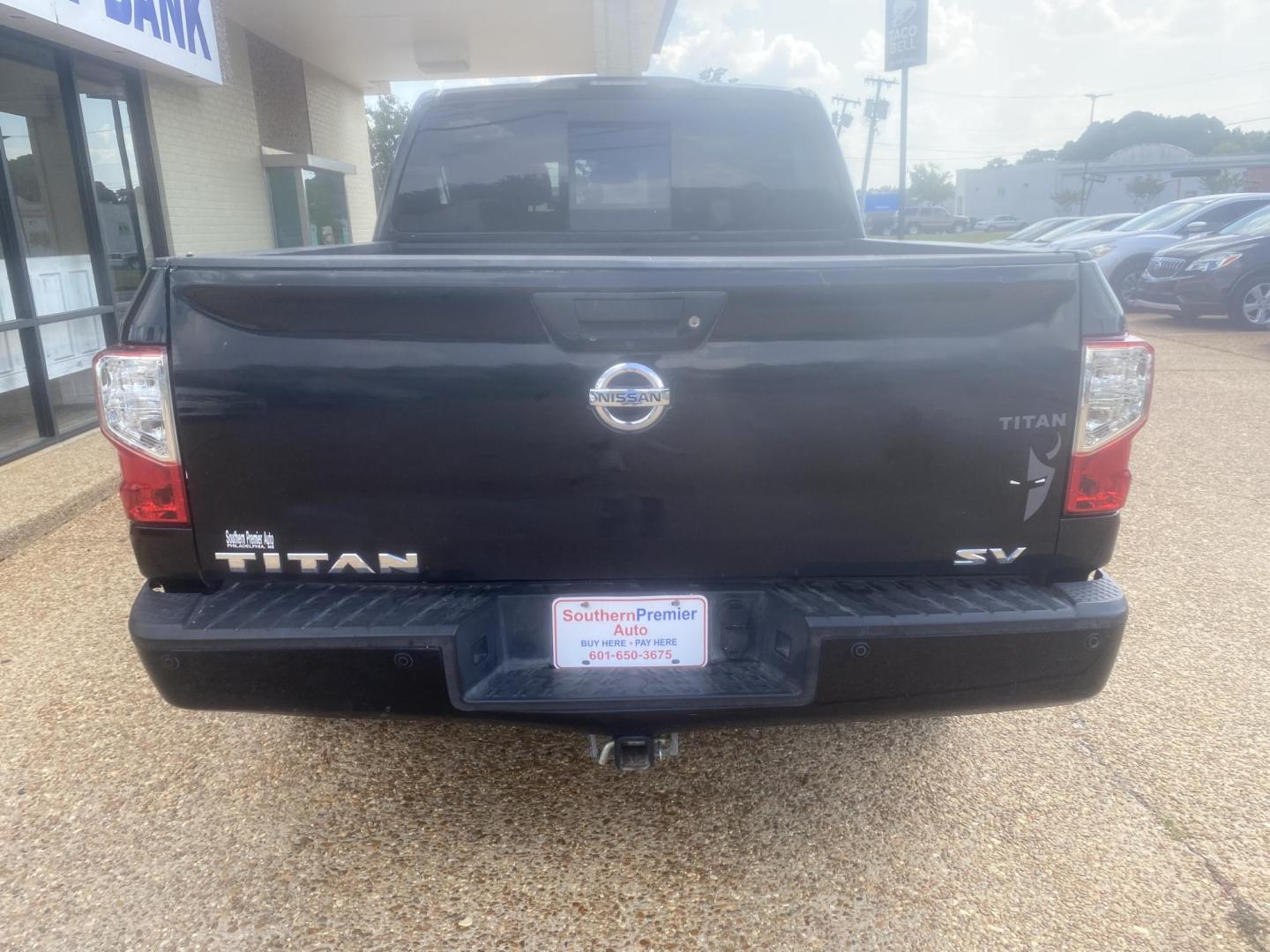 2017 BLACK NISSAN TITAN SV (1N6AA1E65HN) , located at 922 W. Beacon St., Philadelphia, MS, 39350, (601) 650-3675, 32.770447, -89.127151 - Photo#4