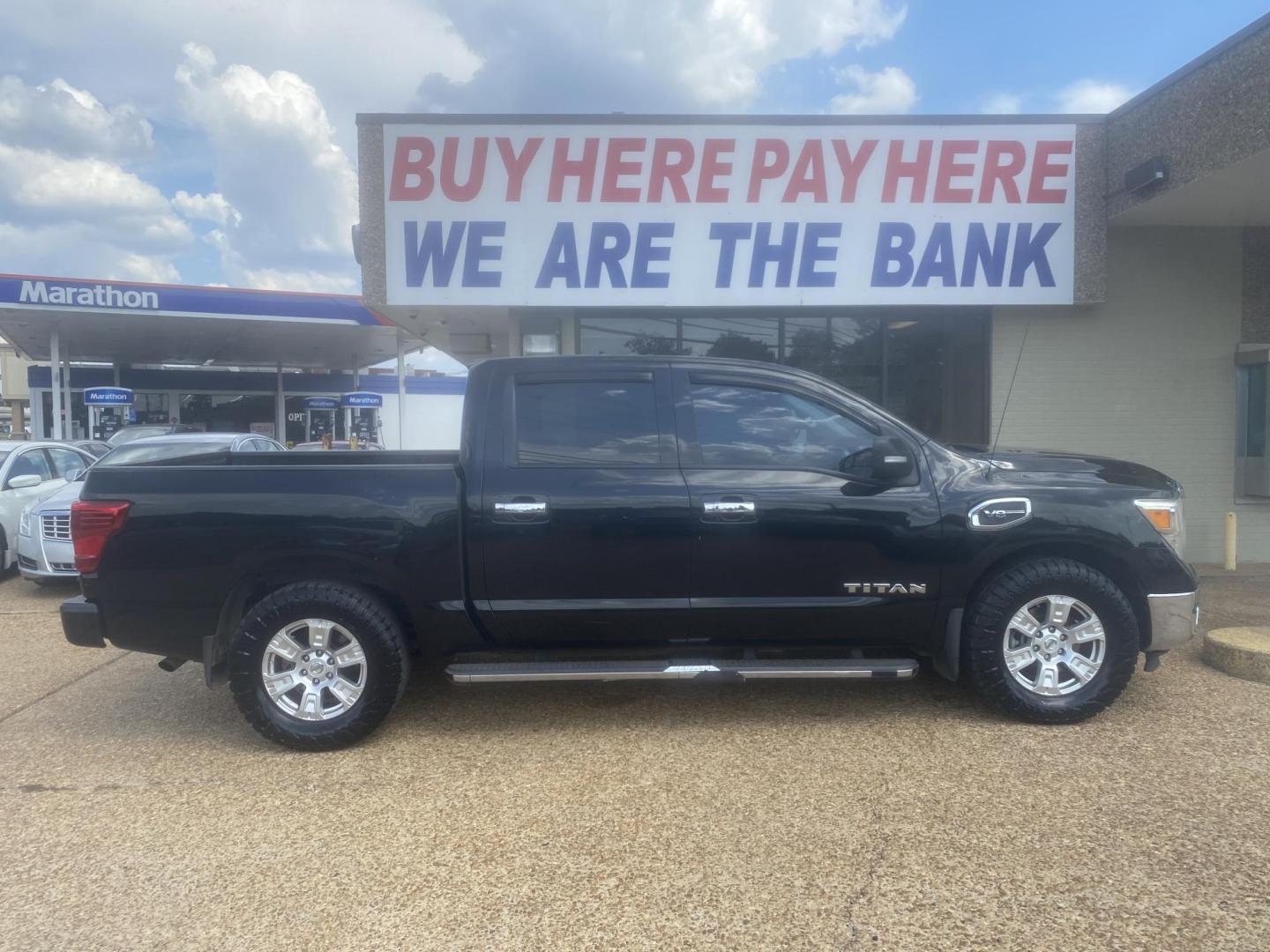 2017 BLACK NISSAN TITAN SV (1N6AA1E65HN) , located at 922 W. Beacon St., Philadelphia, MS, 39350, (601) 650-3675, 32.770447, -89.127151 - Photo#6