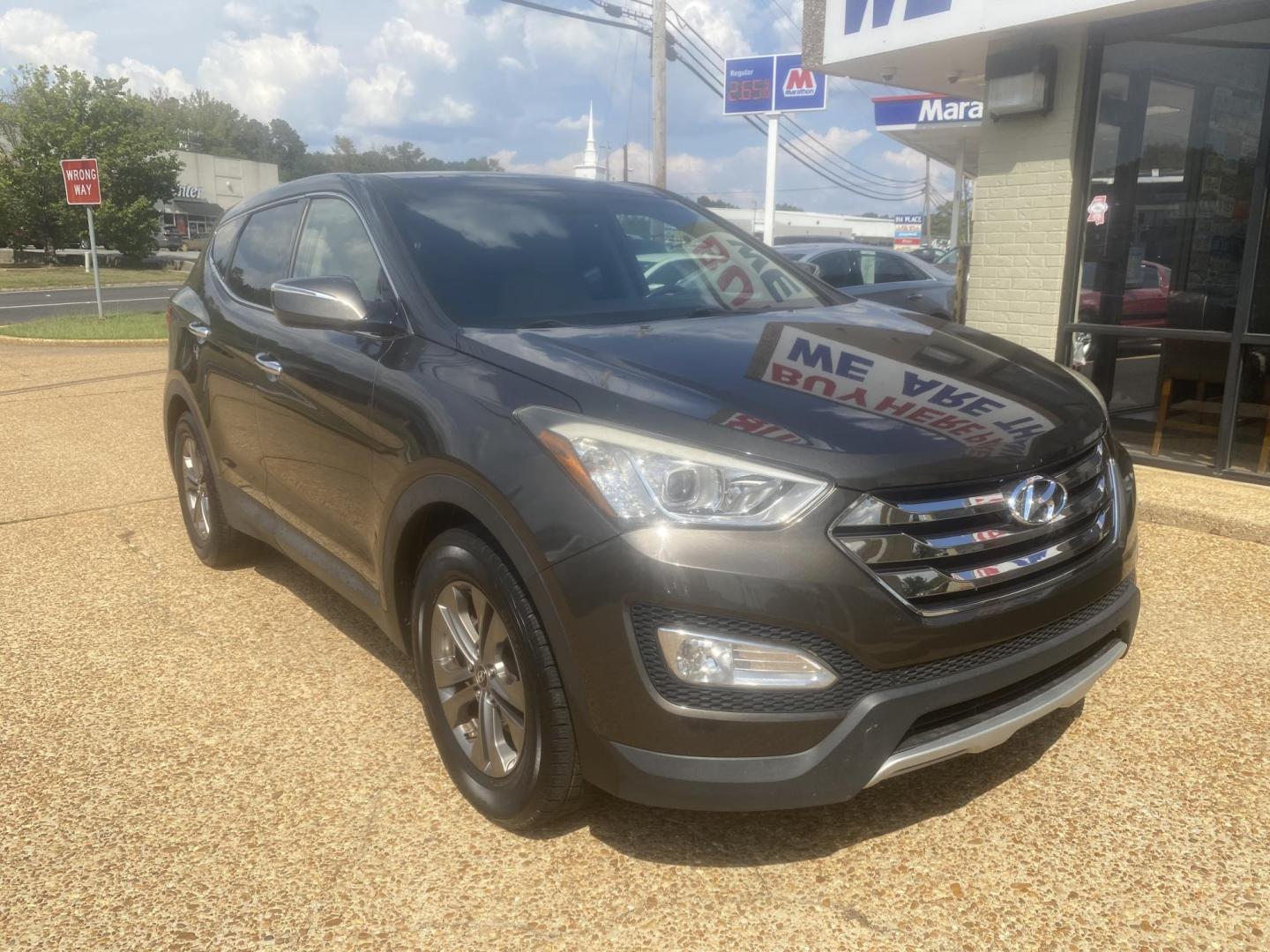 2013 BROWN HYUNDAI SANTA FE SPORT (5XYZU3LB3DG) , located at 922 W. Beacon St., Philadelphia, MS, 39350, (601) 650-3675, 32.770447, -89.127151 - Photo#0