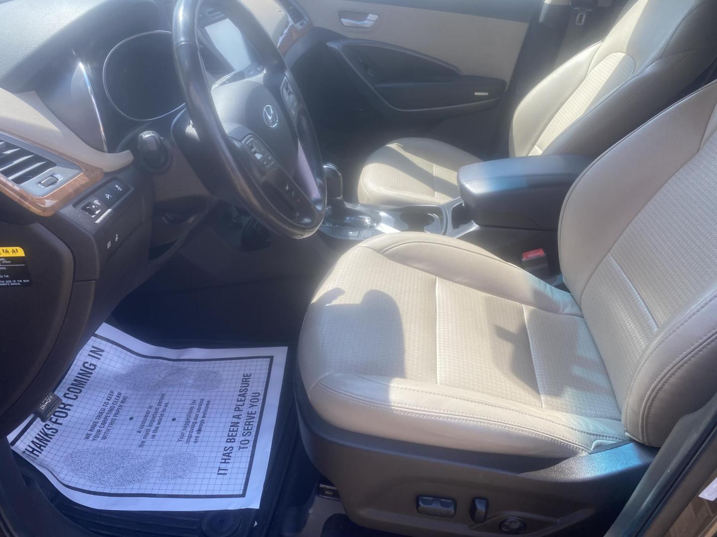 2013 BROWN HYUNDAI SANTA FE SPORT (5XYZU3LB3DG) , located at 922 W. Beacon St., Philadelphia, MS, 39350, (601) 650-3675, 32.770447, -89.127151 - Photo#9