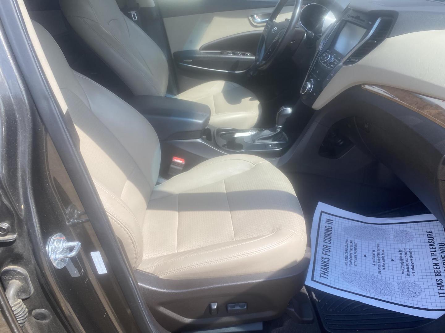 2013 BROWN HYUNDAI SANTA FE SPORT (5XYZU3LB3DG) , located at 922 W. Beacon St., Philadelphia, MS, 39350, (601) 650-3675, 32.770447, -89.127151 - Photo#10