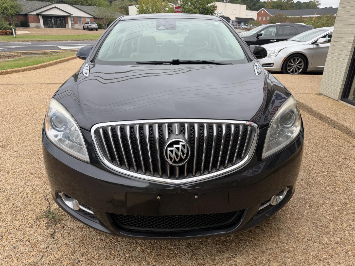 2014 BLACK BUICK VERANO PREMIUM (1G4PT5SV5E4) , located at 922 W. Beacon St., Philadelphia, MS, 39350, (601) 650-3675, 32.770447, -89.127151 - Photo#1