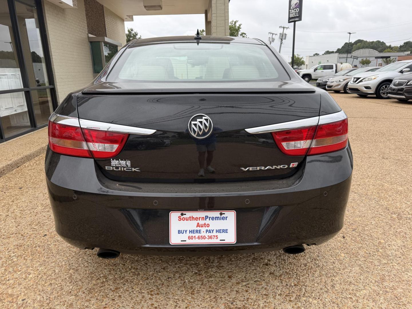2014 BLACK BUICK VERANO PREMIUM (1G4PT5SV5E4) , located at 922 W. Beacon St., Philadelphia, MS, 39350, (601) 650-3675, 32.770447, -89.127151 - Photo#4