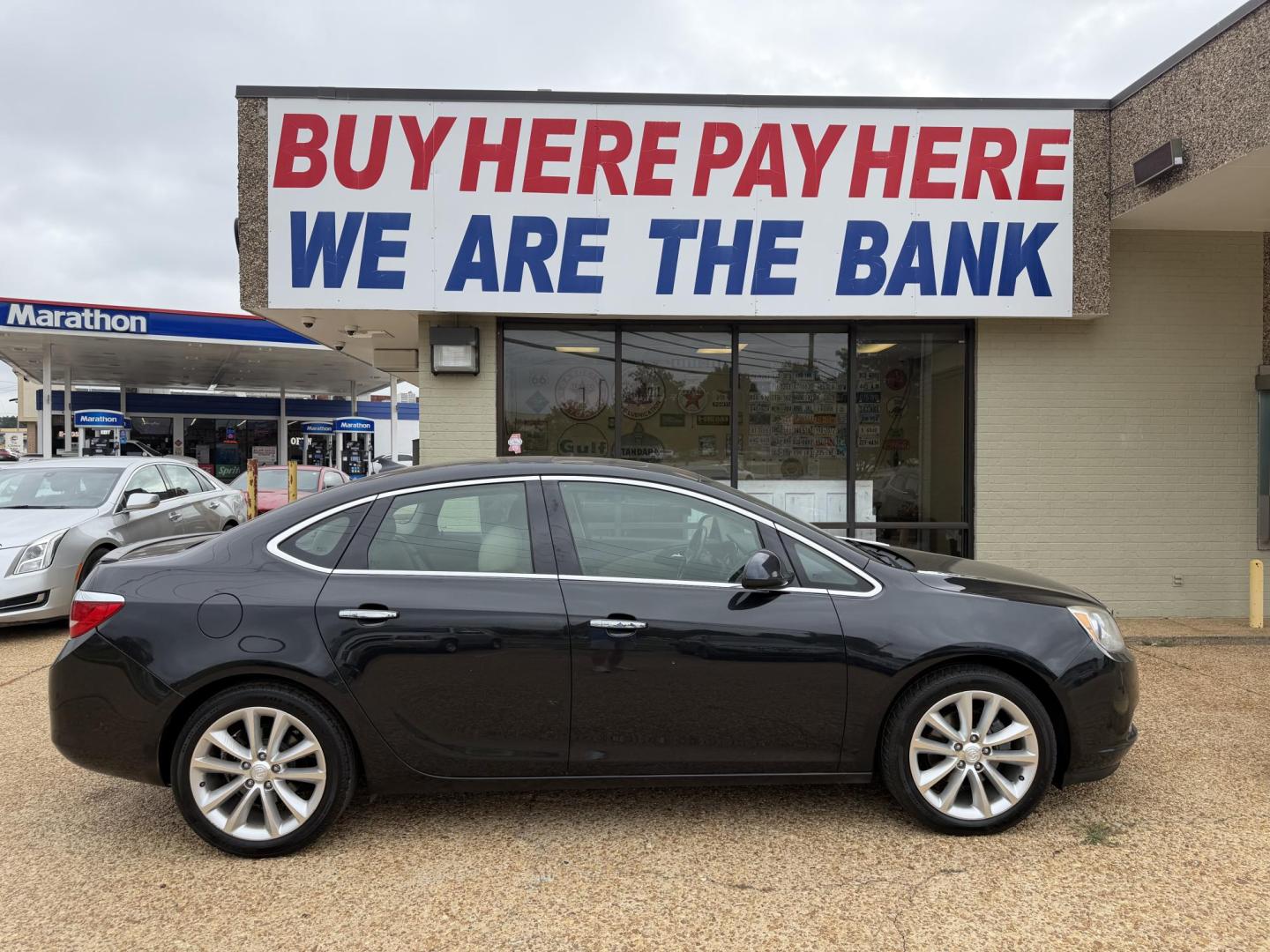 2014 BLACK BUICK VERANO PREMIUM (1G4PT5SV5E4) , located at 922 W. Beacon St., Philadelphia, MS, 39350, (601) 650-3675, 32.770447, -89.127151 - Photo#6
