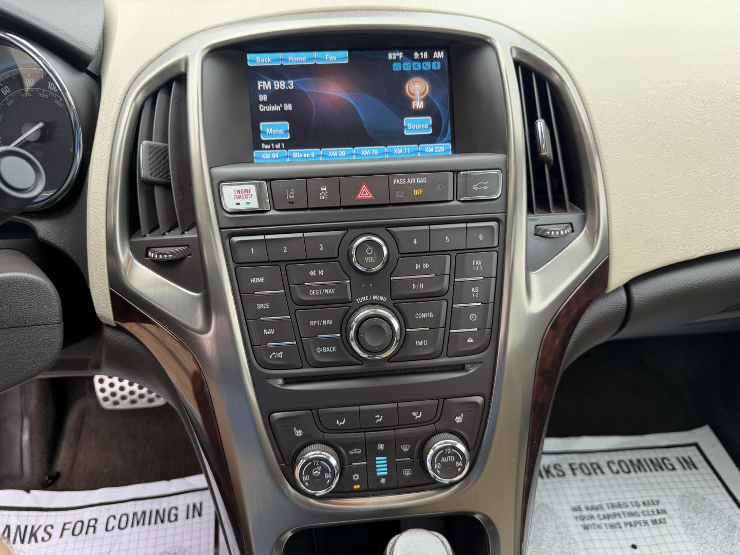 2014 BLACK BUICK VERANO PREMIUM (1G4PT5SV5E4) , located at 922 W. Beacon St., Philadelphia, MS, 39350, (601) 650-3675, 32.770447, -89.127151 - Photo#17