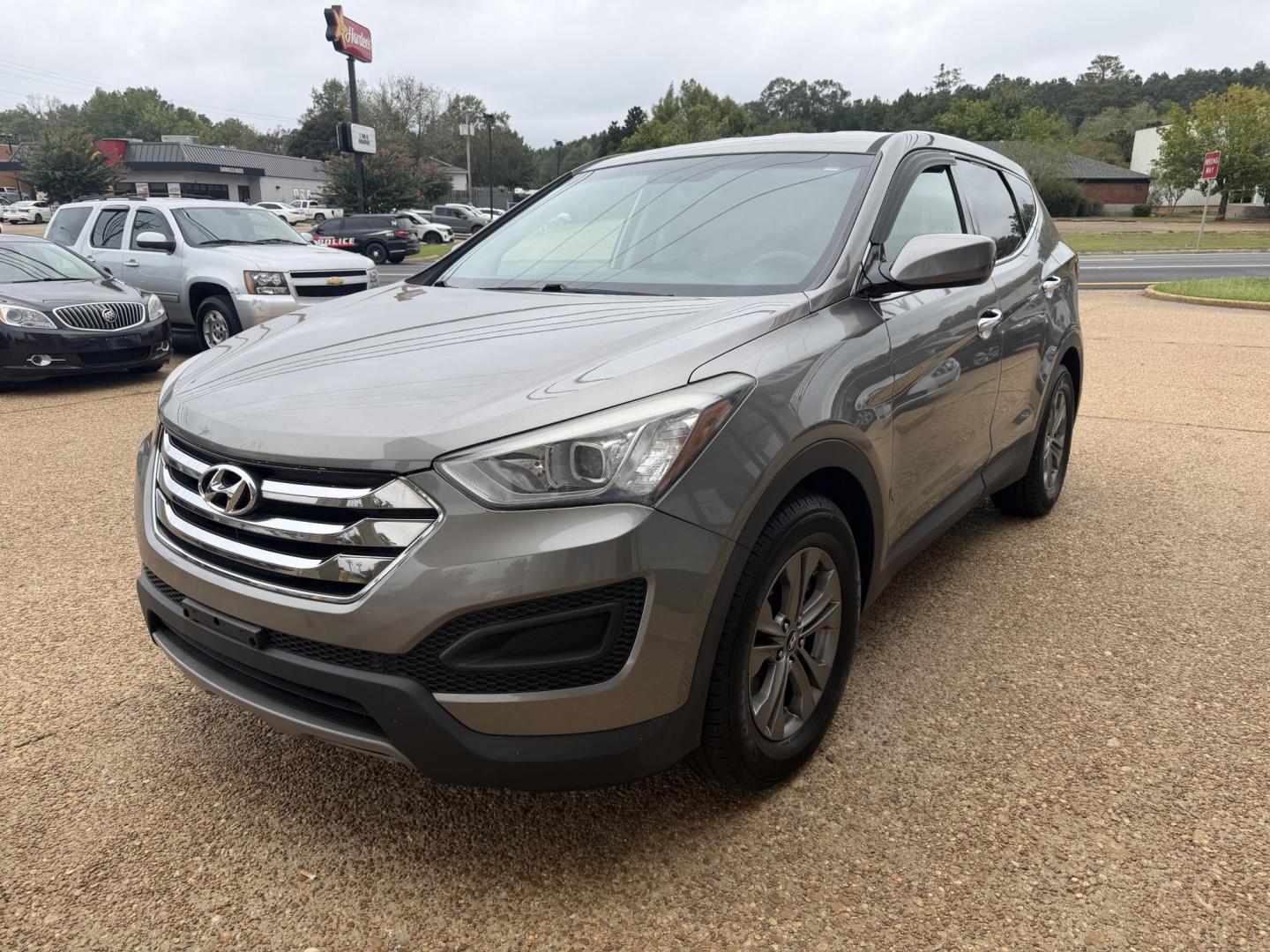 2014 GRAY HYUNDAI SANTA FE SPORT BASE (5XYZTDLB6EG) , located at 922 W. Beacon St., Philadelphia, MS, 39350, (601) 650-3675, 32.770447, -89.127151 - Photo#2