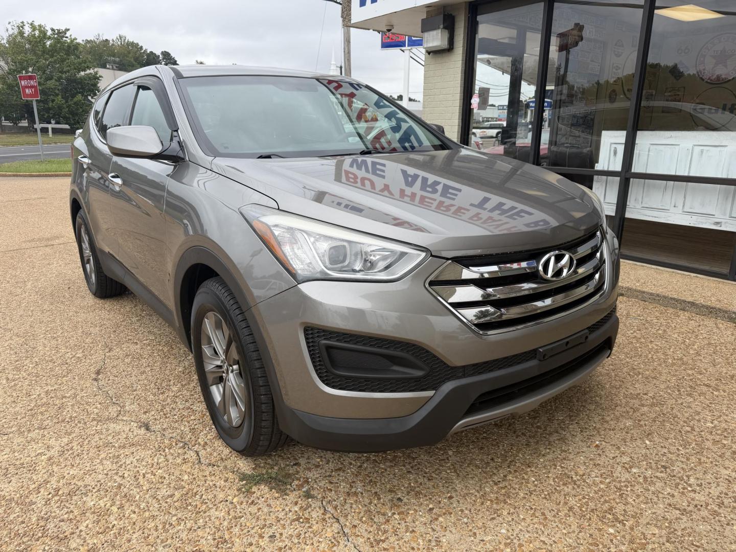 2014 GRAY HYUNDAI SANTA FE SPORT BASE (5XYZTDLB6EG) , located at 922 W. Beacon St., Philadelphia, MS, 39350, (601) 650-3675, 32.770447, -89.127151 - Photo#0
