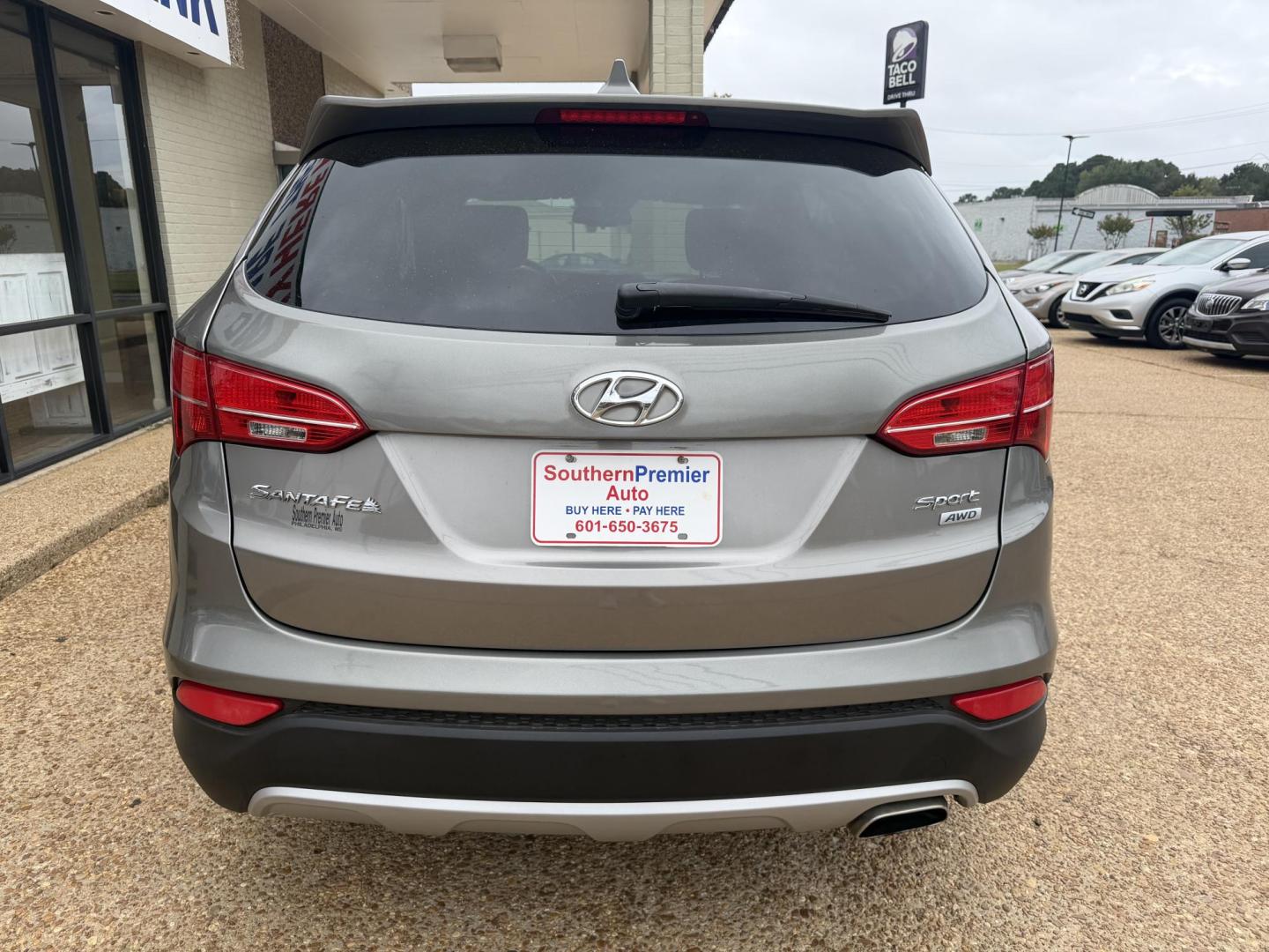 2014 GRAY HYUNDAI SANTA FE SPORT BASE (5XYZTDLB6EG) , located at 922 W. Beacon St., Philadelphia, MS, 39350, (601) 650-3675, 32.770447, -89.127151 - Photo#4