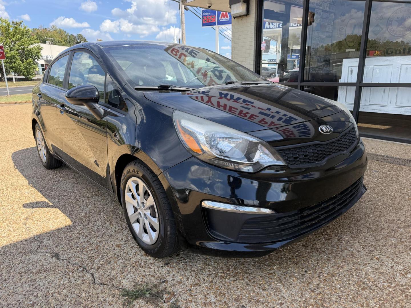 2017 BLACK KIA RIO LX (KNADM4A31H6) , located at 922 W. Beacon St., Philadelphia, MS, 39350, (601) 650-3675, 32.770447, -89.127151 - Photo#0