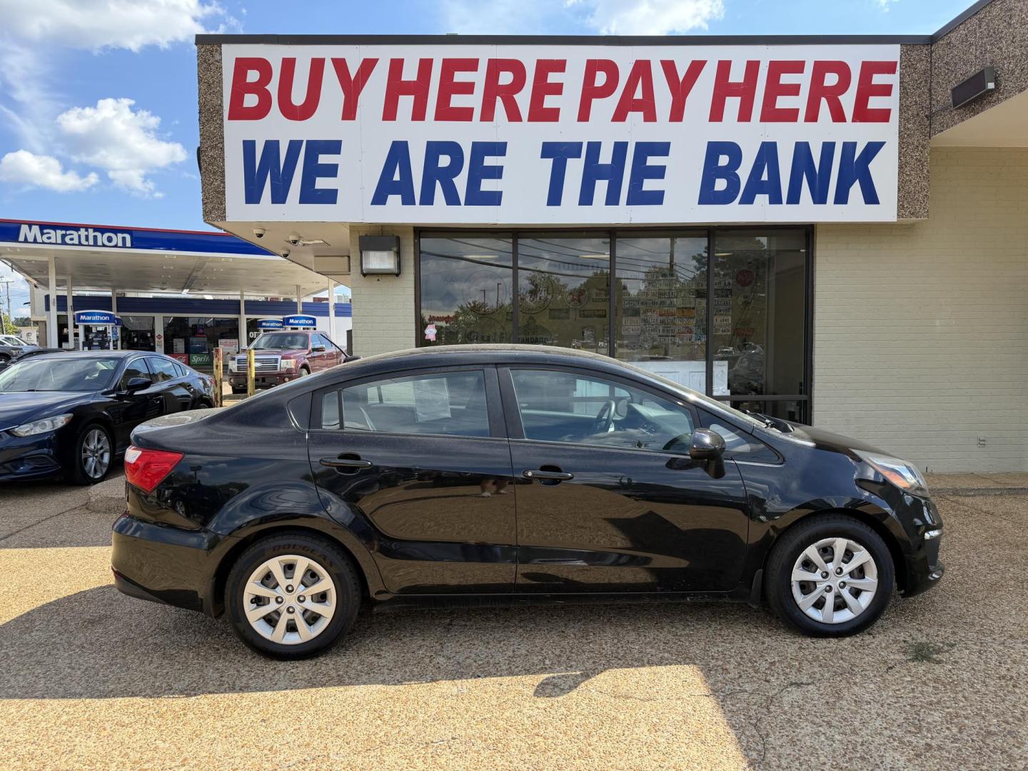 2017 BLACK KIA RIO LX (KNADM4A31H6) , located at 922 W. Beacon St., Philadelphia, MS, 39350, (601) 650-3675, 32.770447, -89.127151 - Photo#6