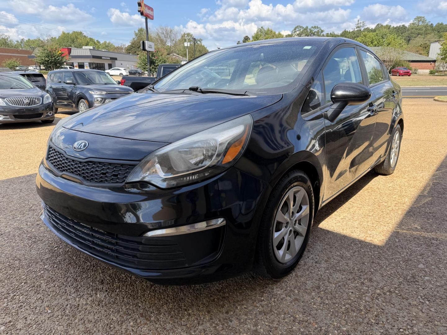 2017 BLACK KIA RIO LX (KNADM4A31H6) , located at 922 W. Beacon St., Philadelphia, MS, 39350, (601) 650-3675, 32.770447, -89.127151 - Photo#2