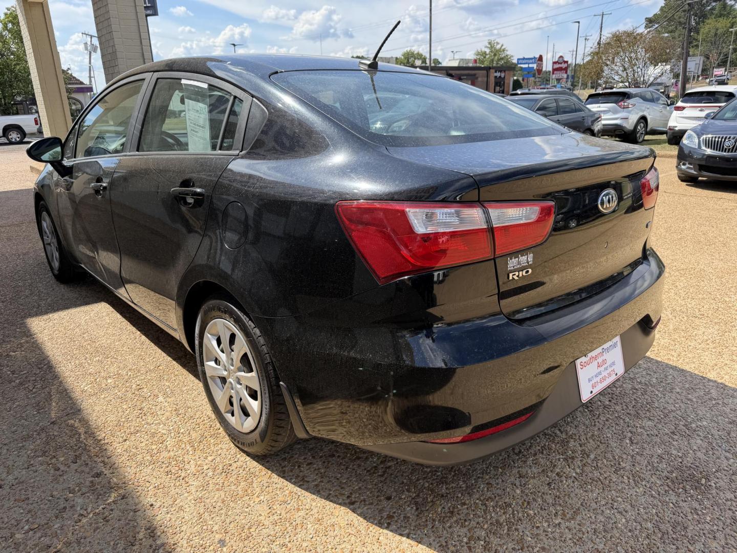 2017 BLACK KIA RIO LX (KNADM4A31H6) , located at 922 W. Beacon St., Philadelphia, MS, 39350, (601) 650-3675, 32.770447, -89.127151 - Photo#4