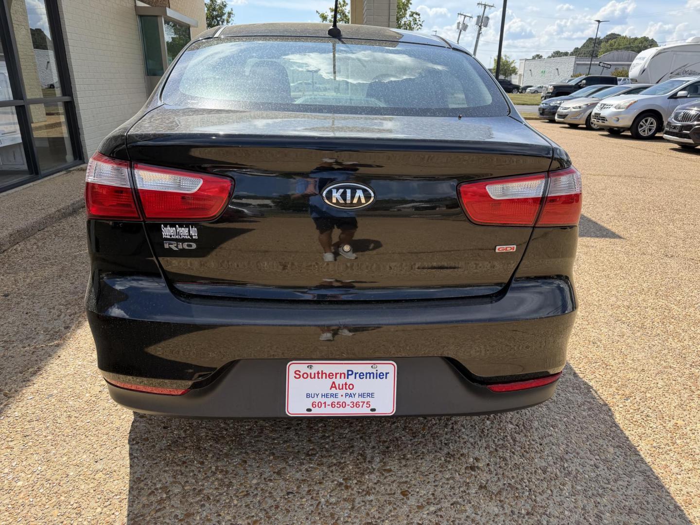 2017 BLACK KIA RIO LX (KNADM4A31H6) , located at 922 W. Beacon St., Philadelphia, MS, 39350, (601) 650-3675, 32.770447, -89.127151 - Photo#3