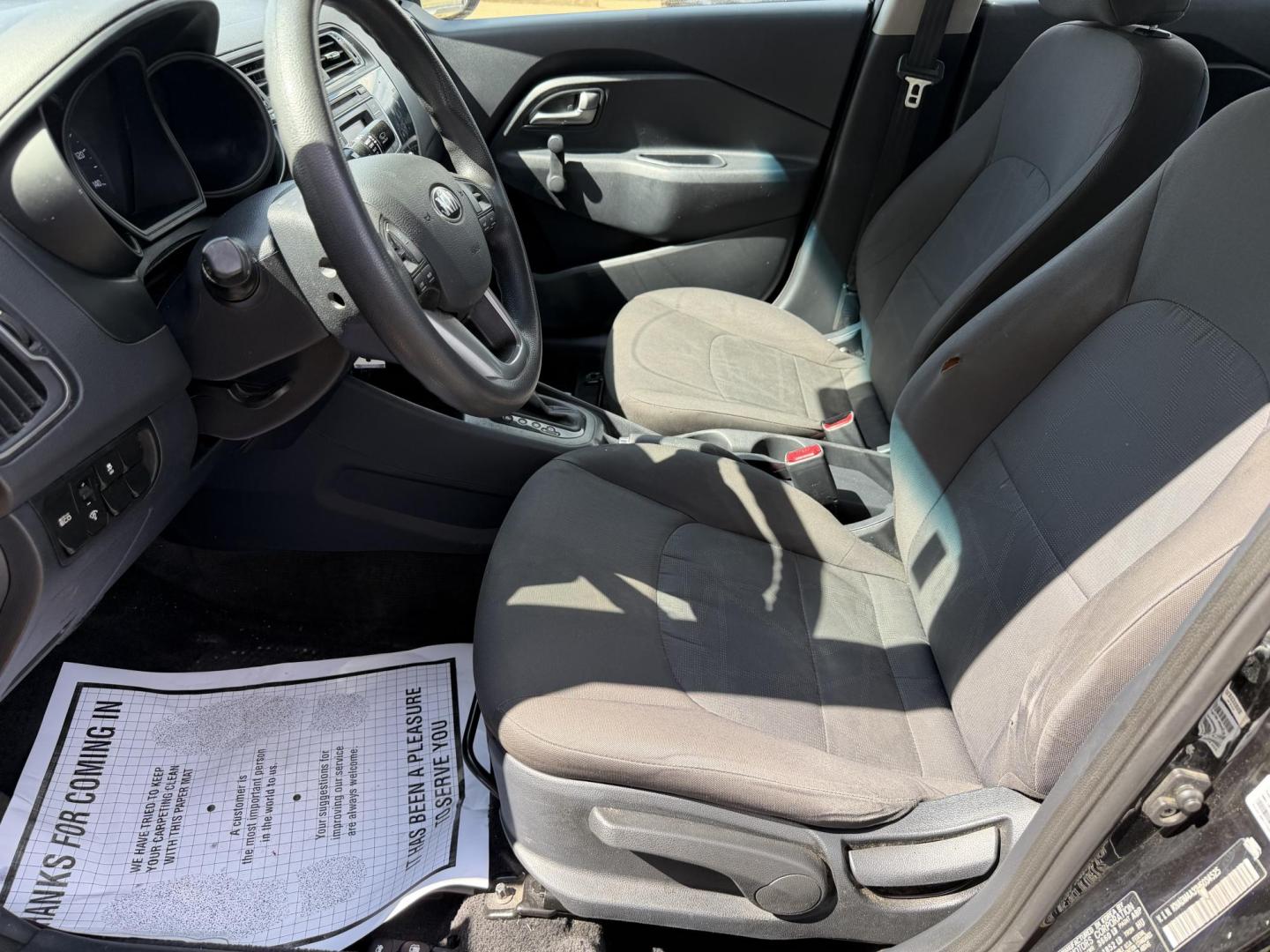 2017 BLACK KIA RIO LX (KNADM4A31H6) , located at 922 W. Beacon St., Philadelphia, MS, 39350, (601) 650-3675, 32.770447, -89.127151 - Photo#9