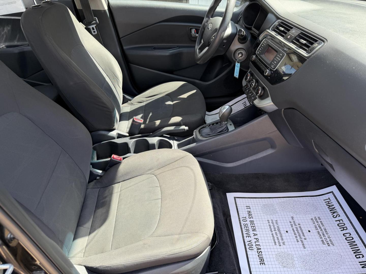 2017 BLACK KIA RIO LX (KNADM4A31H6) , located at 922 W. Beacon St., Philadelphia, MS, 39350, (601) 650-3675, 32.770447, -89.127151 - Photo#10