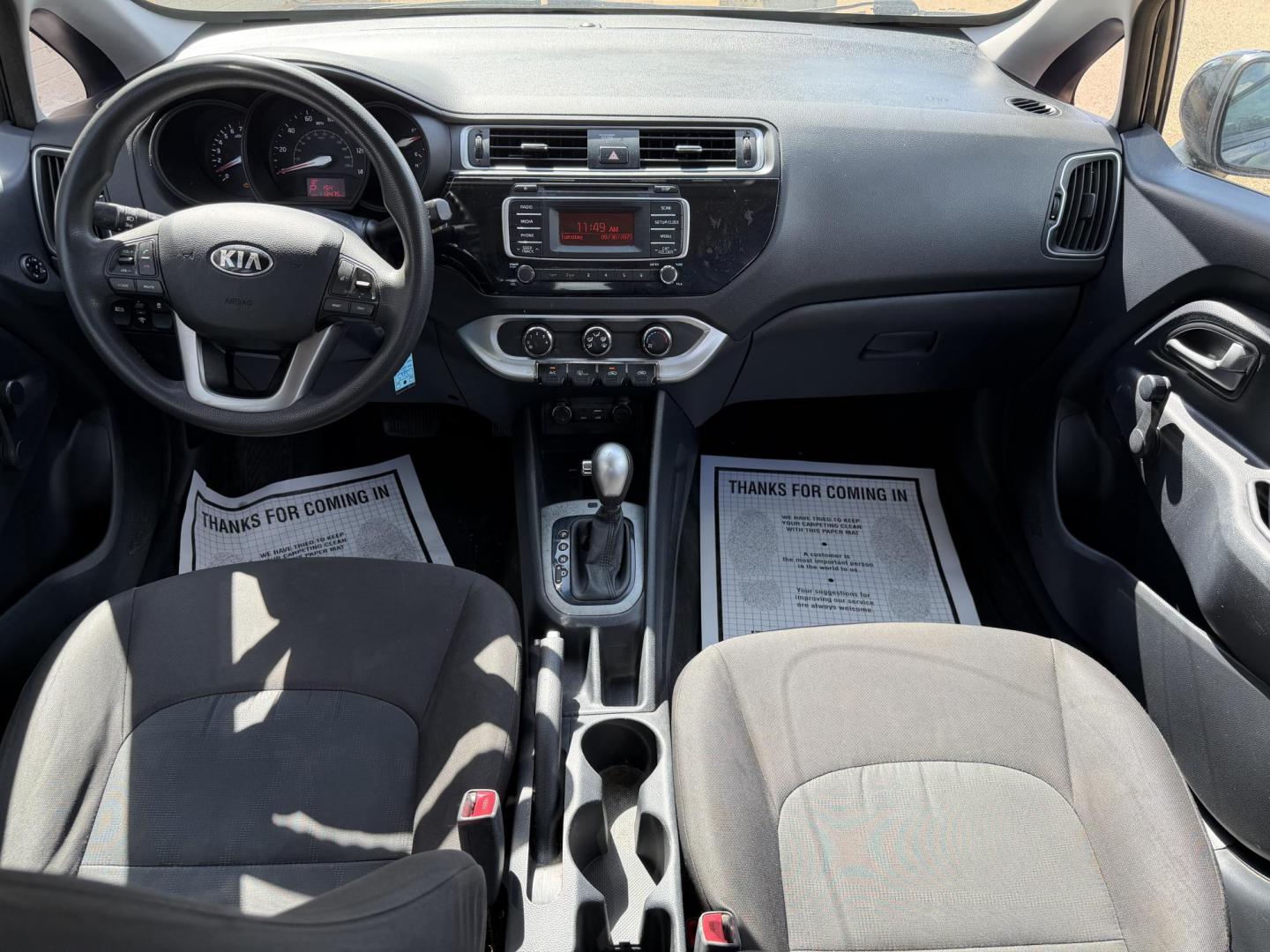 2017 BLACK KIA RIO LX (KNADM4A31H6) , located at 922 W. Beacon St., Philadelphia, MS, 39350, (601) 650-3675, 32.770447, -89.127151 - Photo#16