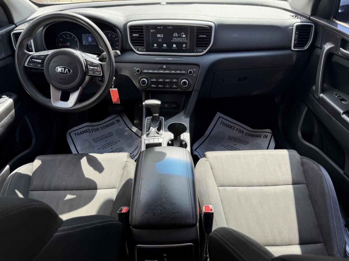 2021 WHITE KIA SPORTAGE LX (KNDPMCAC0M7) , located at 922 W. Beacon St., Philadelphia, MS, 39350, (601) 650-3675, 32.770447, -89.127151 - Photo#16