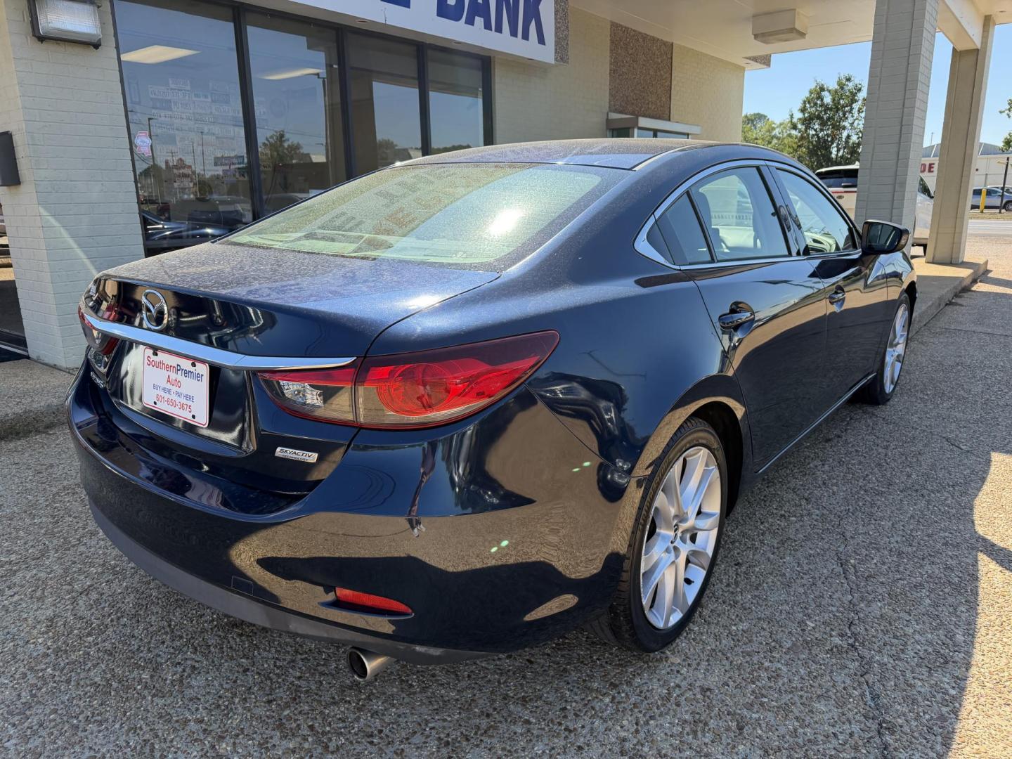 2016 BLUE MAZDA MAZDA6 TOURING (JM1GJ1V57G1) , located at 922 W. Beacon St., Philadelphia, MS, 39350, (601) 650-3675, 32.770447, -89.127151 - Photo#5