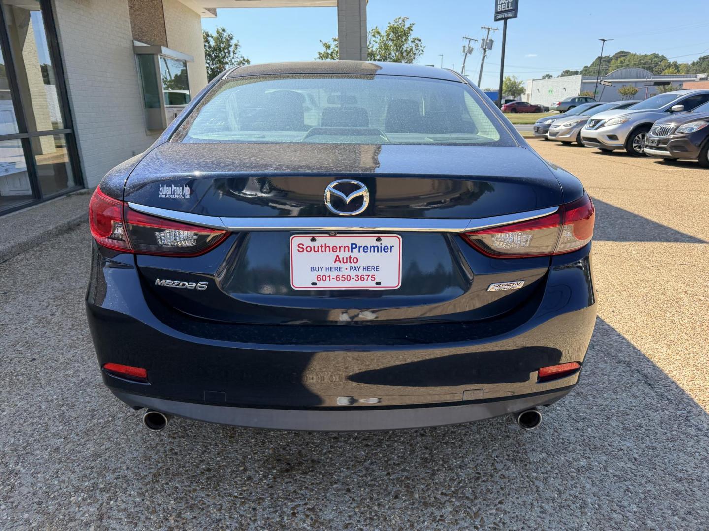 2016 BLUE MAZDA MAZDA6 TOURING (JM1GJ1V57G1) , located at 922 W. Beacon St., Philadelphia, MS, 39350, (601) 650-3675, 32.770447, -89.127151 - Photo#4